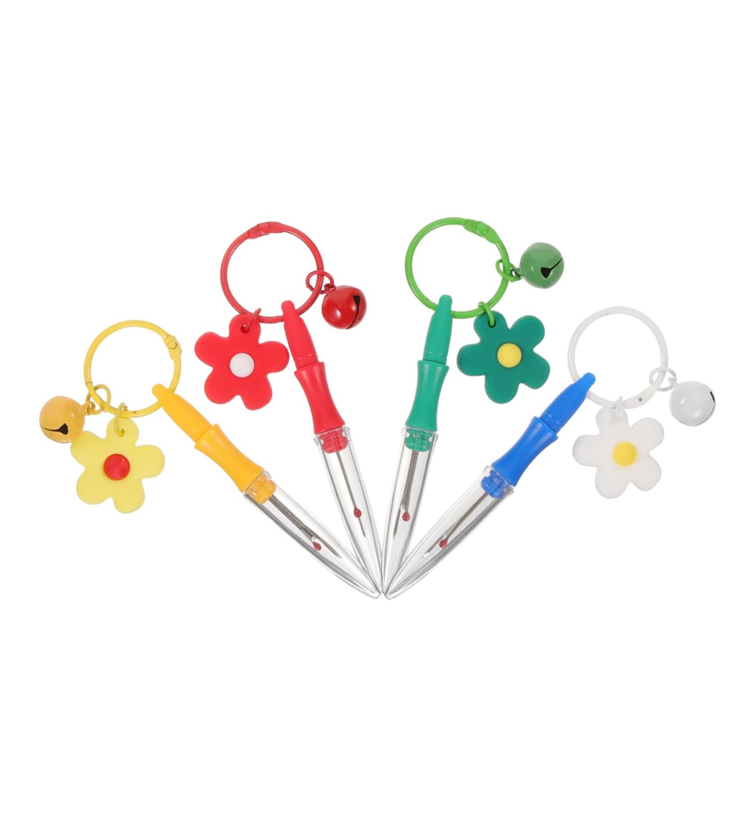 KALLORY 4pcs Seam Ripper Key Fob Keychain Sewing Stitch Thread Unpicker Clothing Remove The Stitches - Buy Online on SooperMarket.com