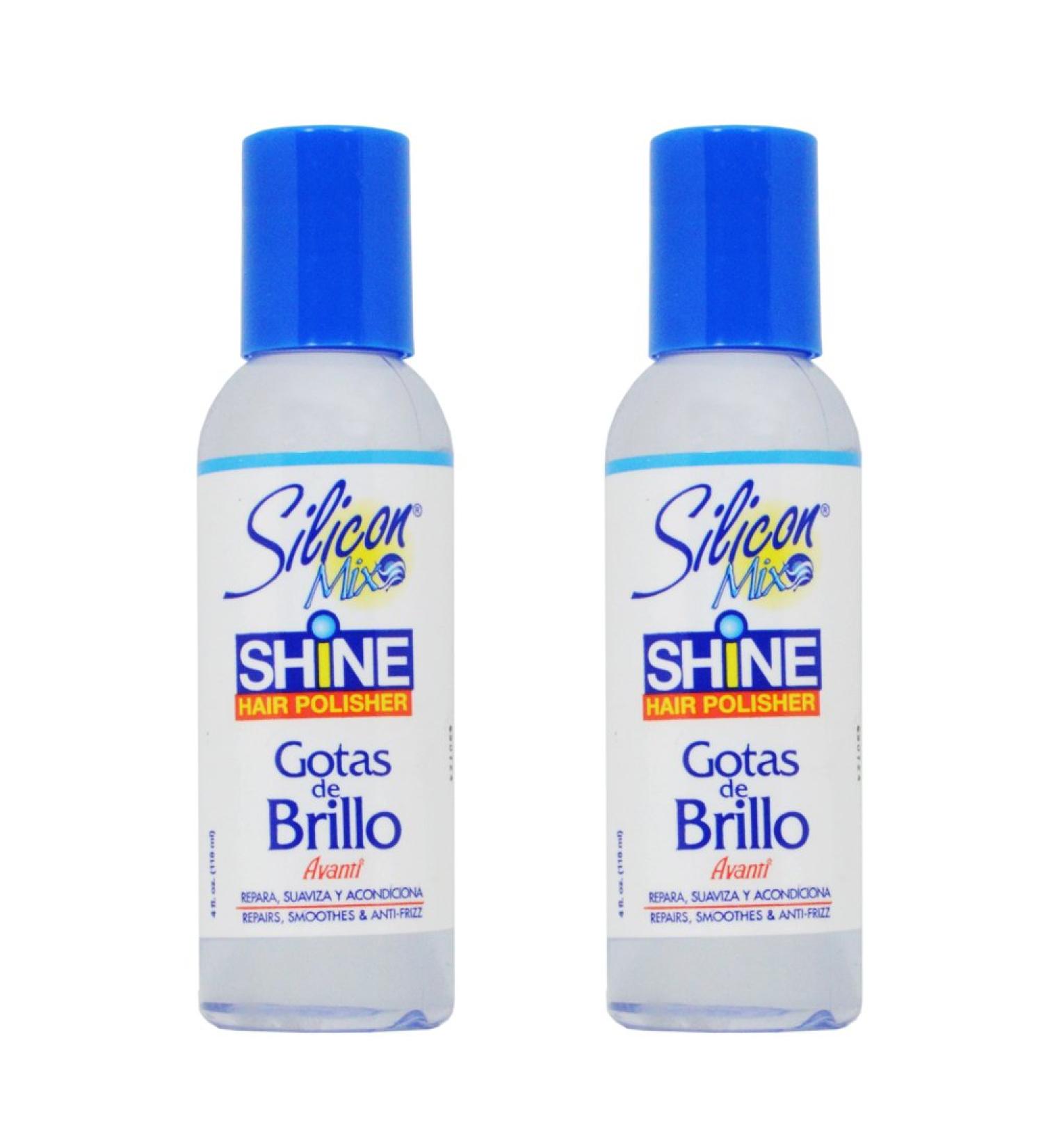 Silicon Mix Shine Hair Drops Polisher 4oz "Pack of 2"