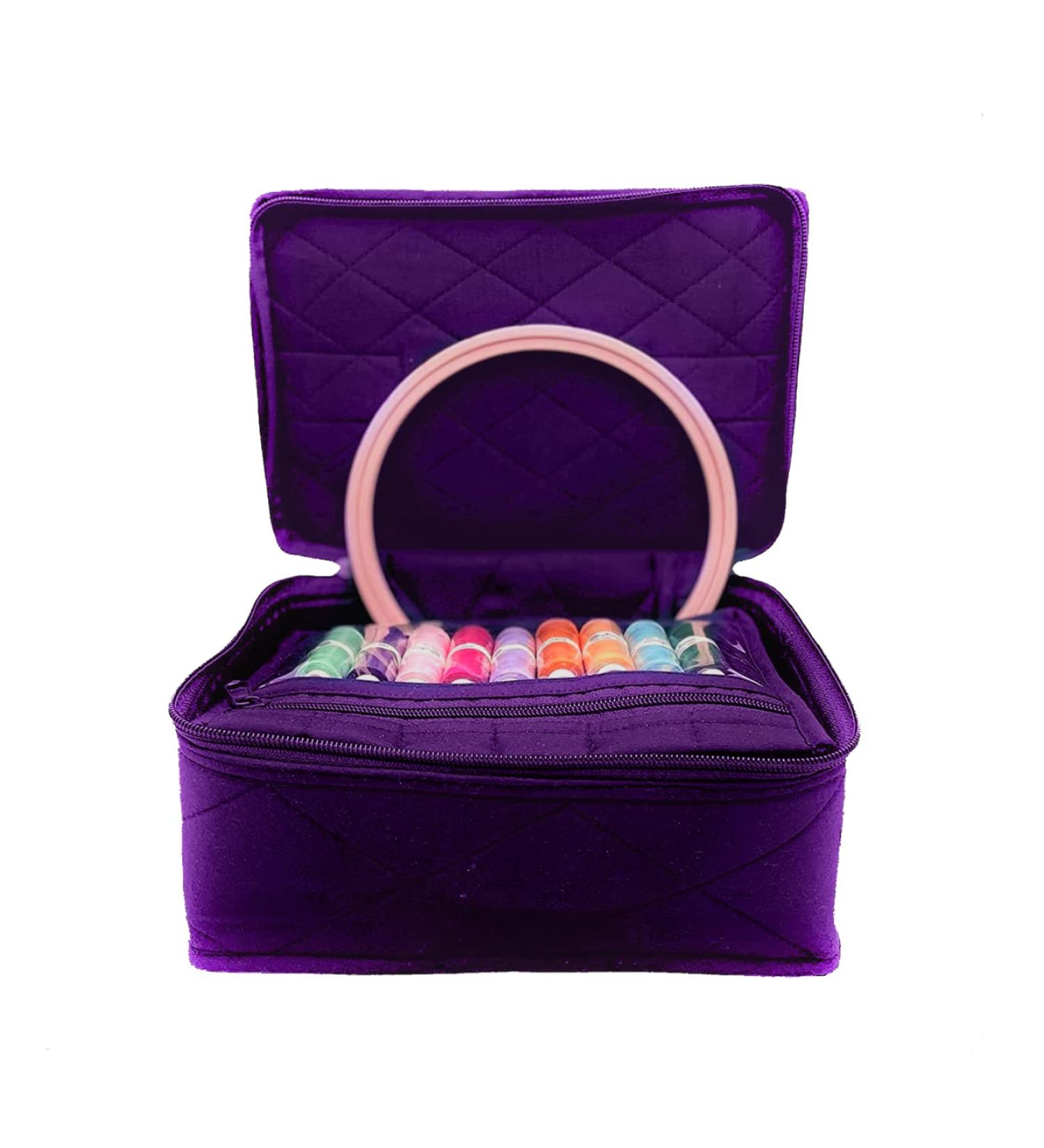 Yazzii 4 Pocket Crafter's Organizer Tote - Arts & Crafts Storage Bag (Purple) - Buy Online on SooperMarket.com