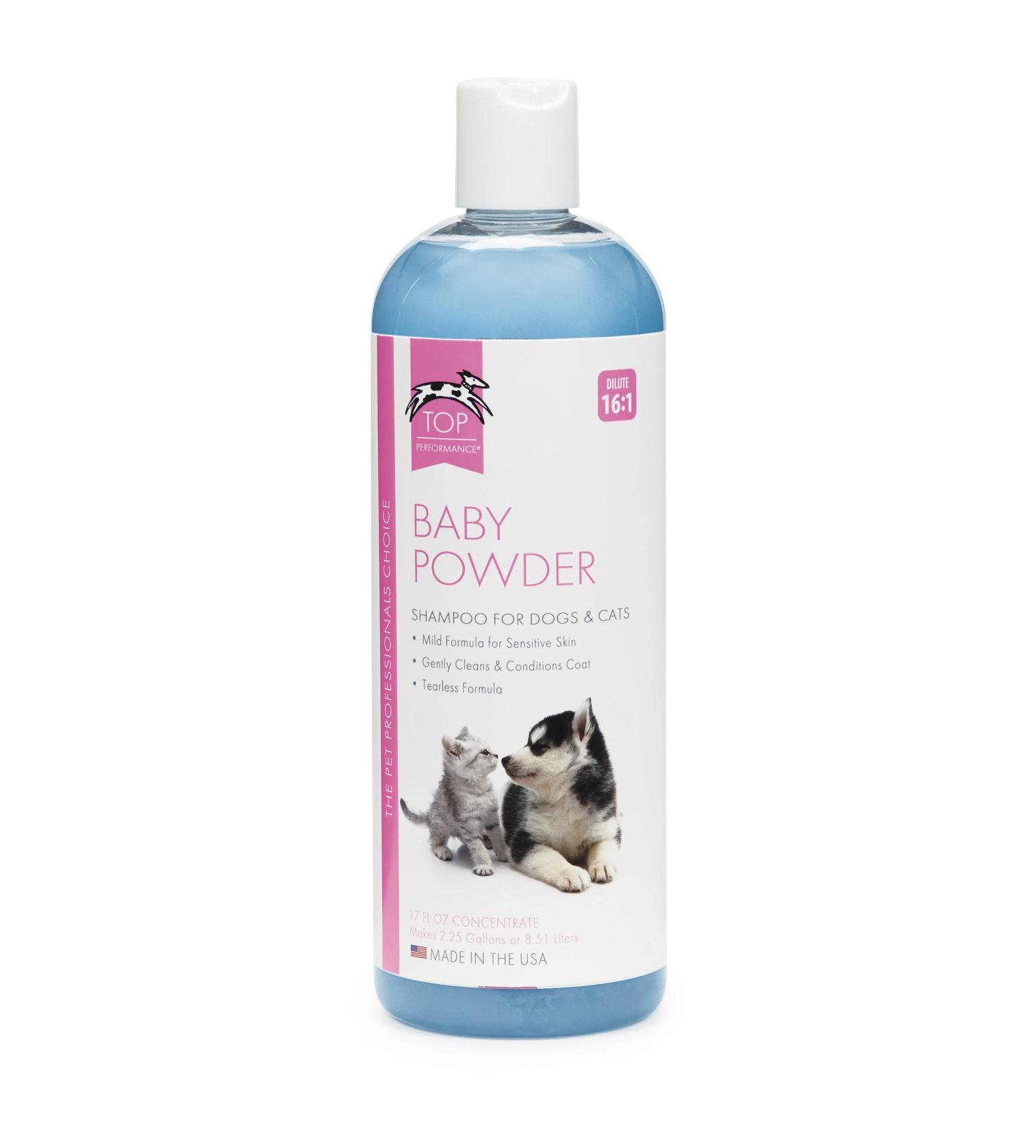Top Performance Baby Powder Pet Shampoo, 17-Ounce 17 Ounce