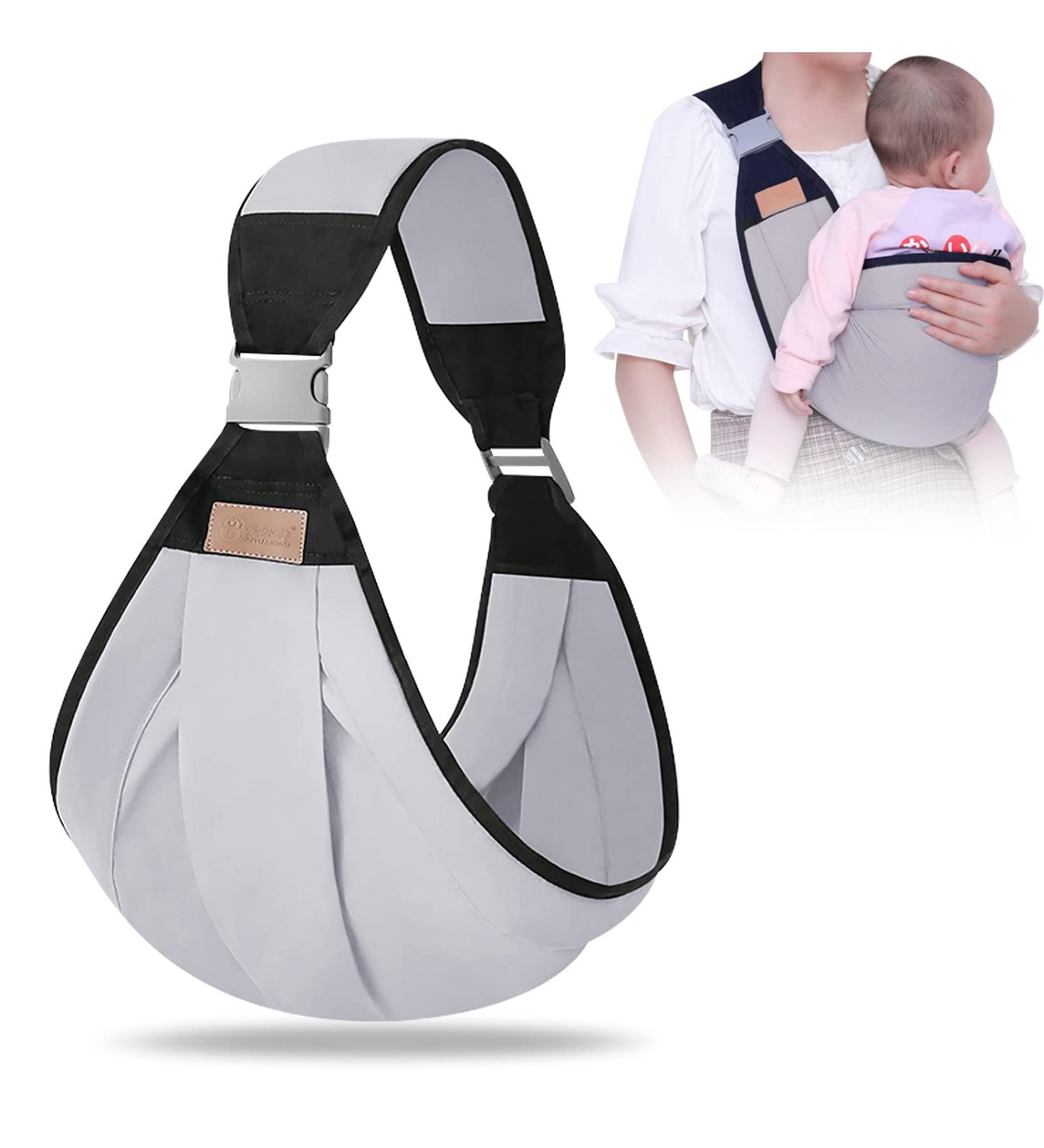 Hengbird Baby Carrier Newborn | Adjustable Sling Wrap with Thick Straps | Ideal from Birth to 36 Months - Buy Online on SooperMarket.com