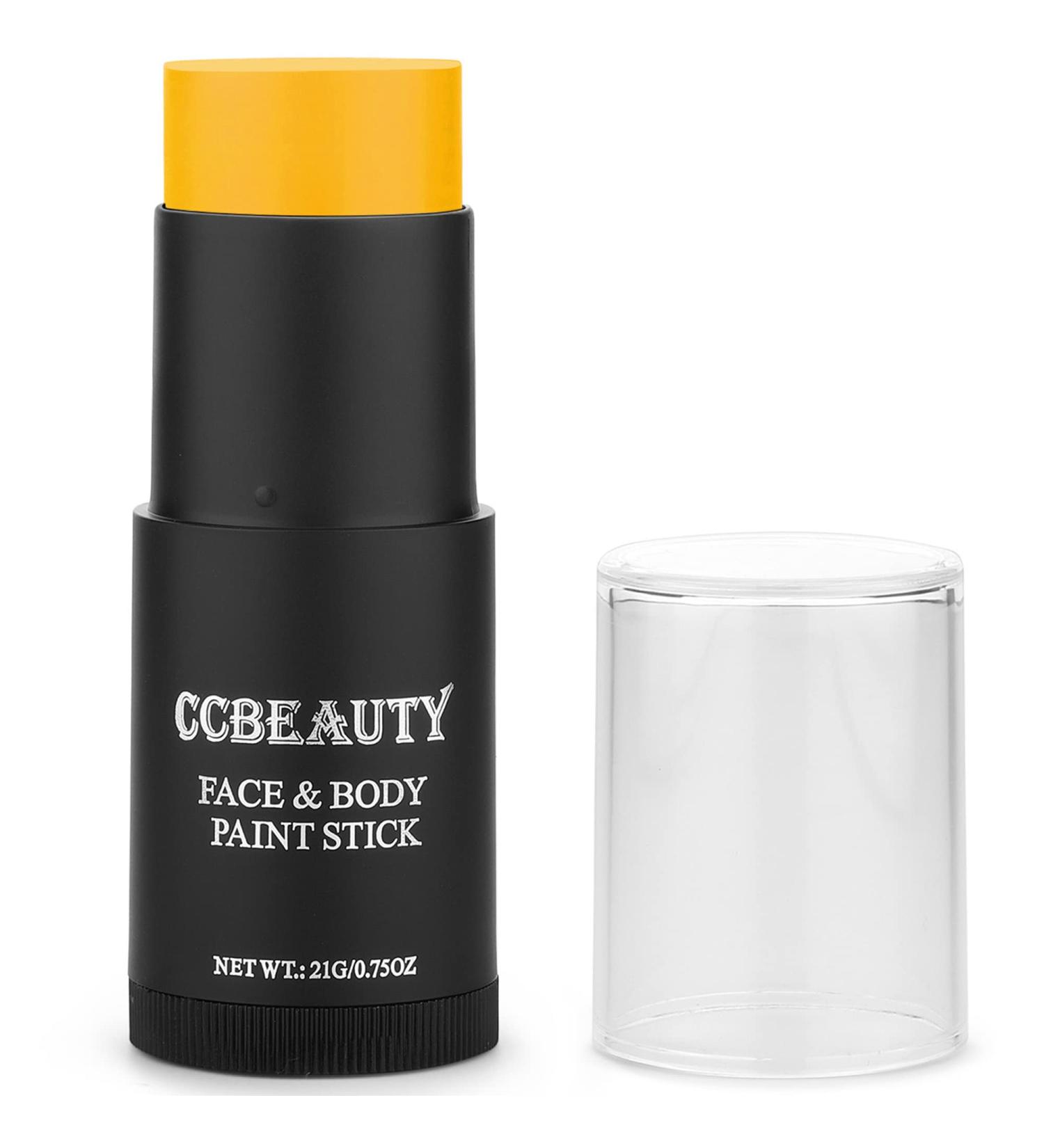 CCbeauty Yellow Face Paint Stick Face Painting Kit Non Toxic SFX Makeup For Simpsons Animal Halloween Costume Cosplay Oil Based Professional FX Body Paint For Adults Full Coverage Painting Foundation - Buy Online on SooperMarket.com
