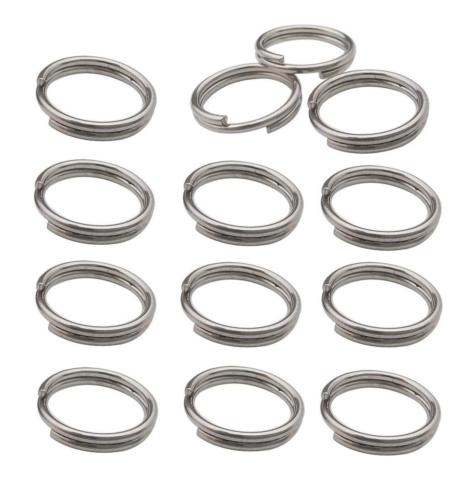 250pcs Stainless Steel Split Rings Double Loop Jump Rings for Jewelry Making - 1.0x12mm-12653 - Buy Online on SooperMarket.com