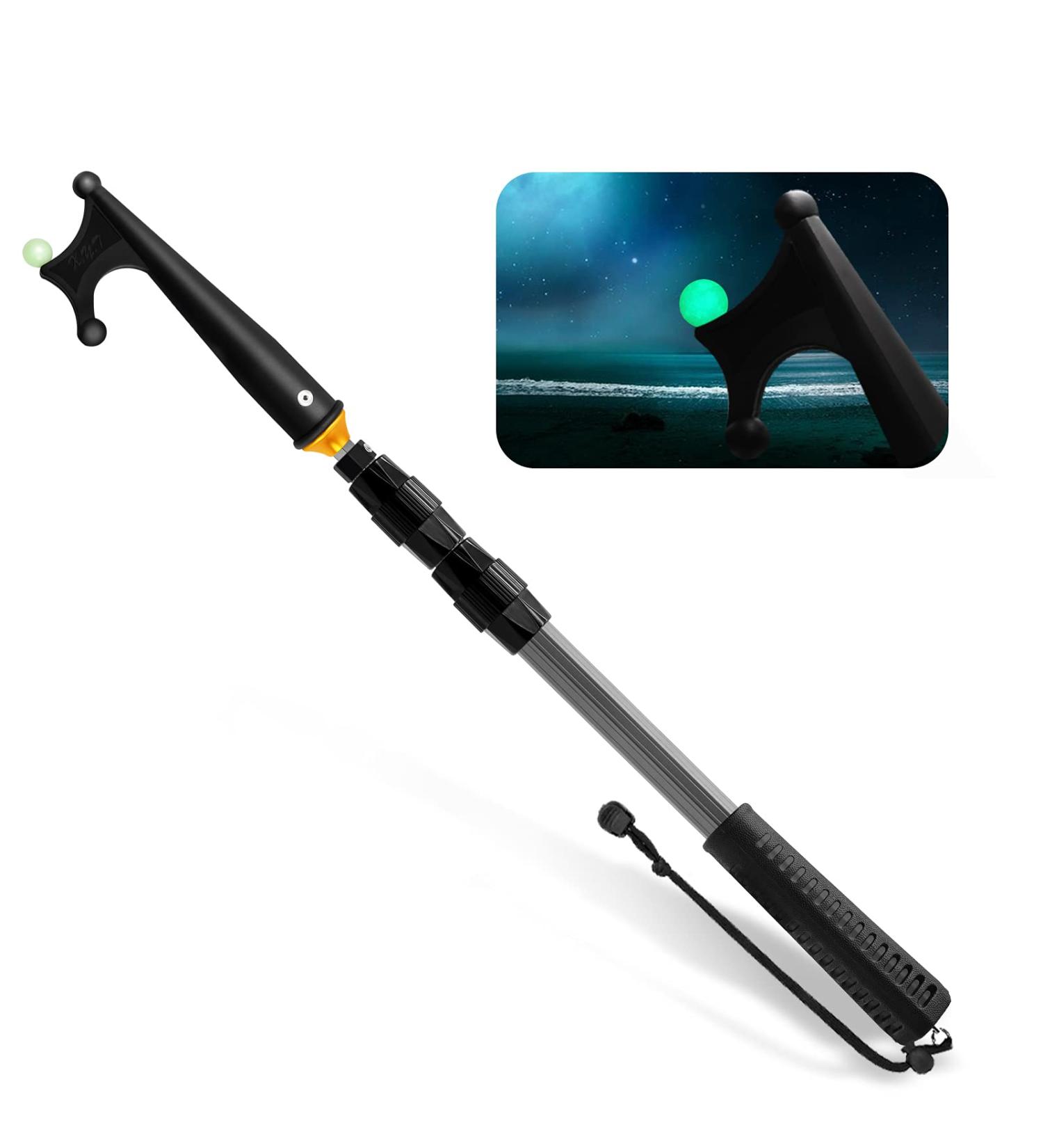 Sanlike Telescopic Boat Hook 55 - Durable, Rust-Resistant with Luminous Bead - Boating Accessories for Docking - Buy Online on SooperMarket.com