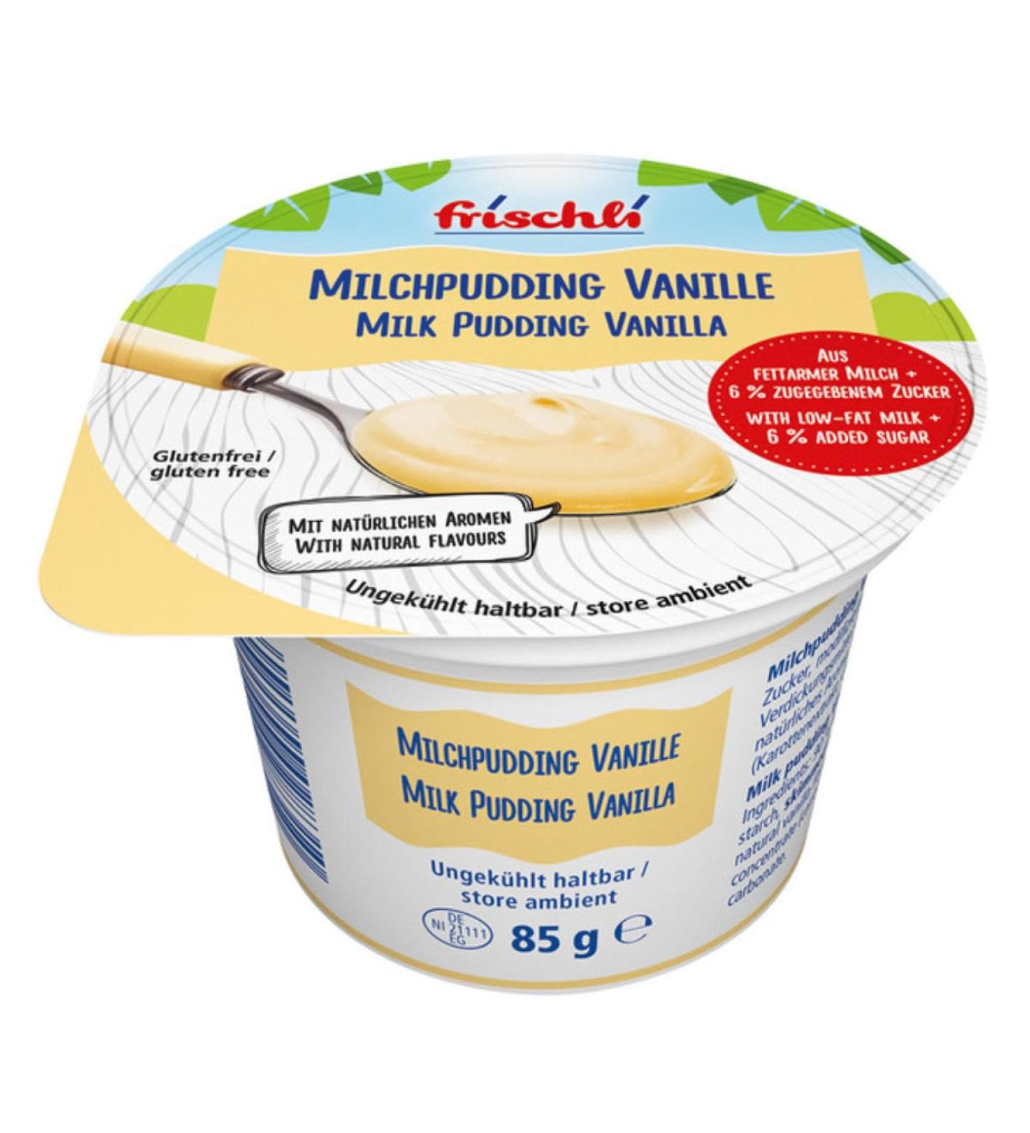 Frischli milk pudding vanilla 85g