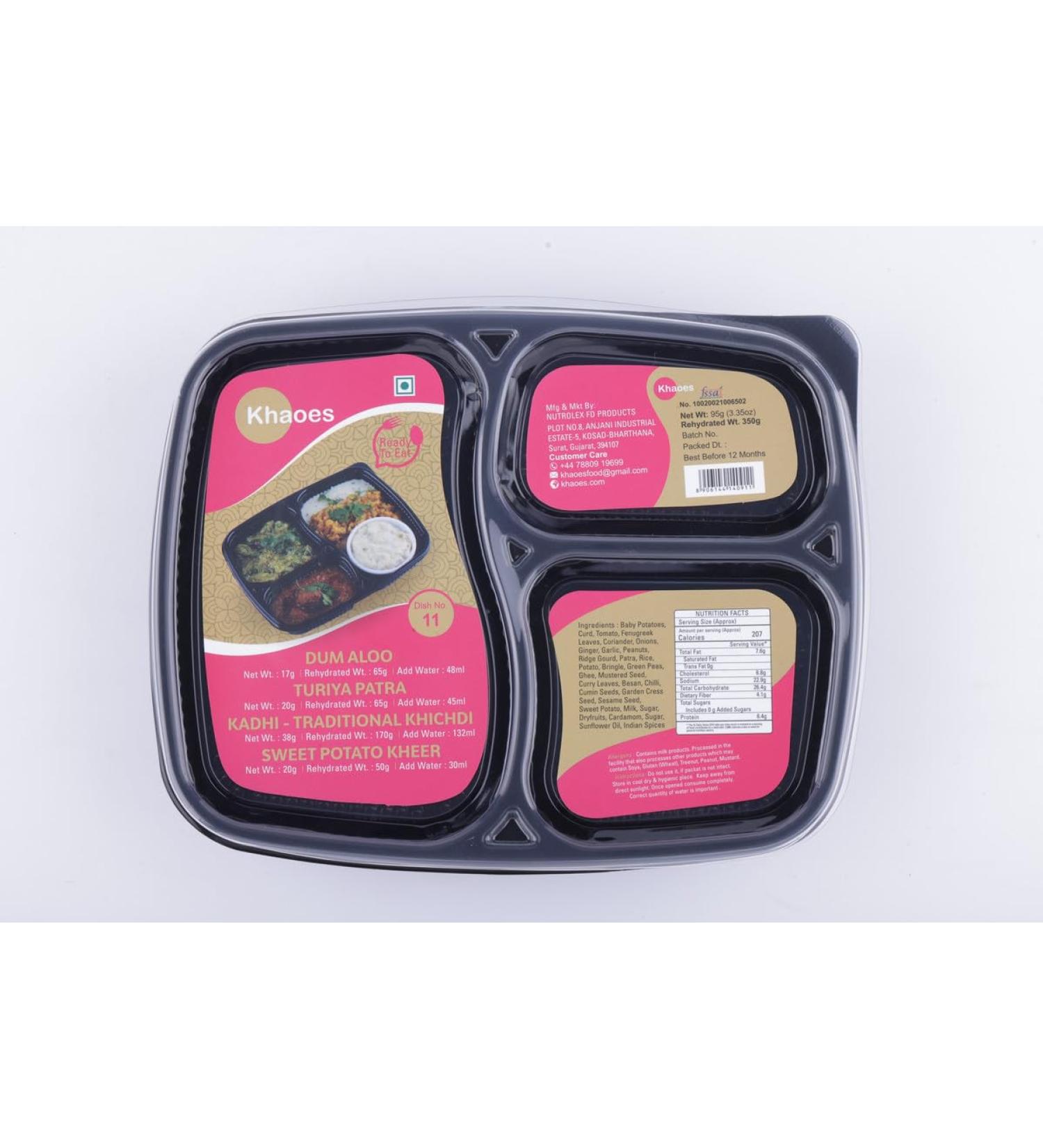 Khaoes Ready to Eat Dish 11 Instant Dish 11 with No Added Preservative and Colours (Item Weight : 95 gr Pack Of 1) - Buy Online on SooperMarket.com