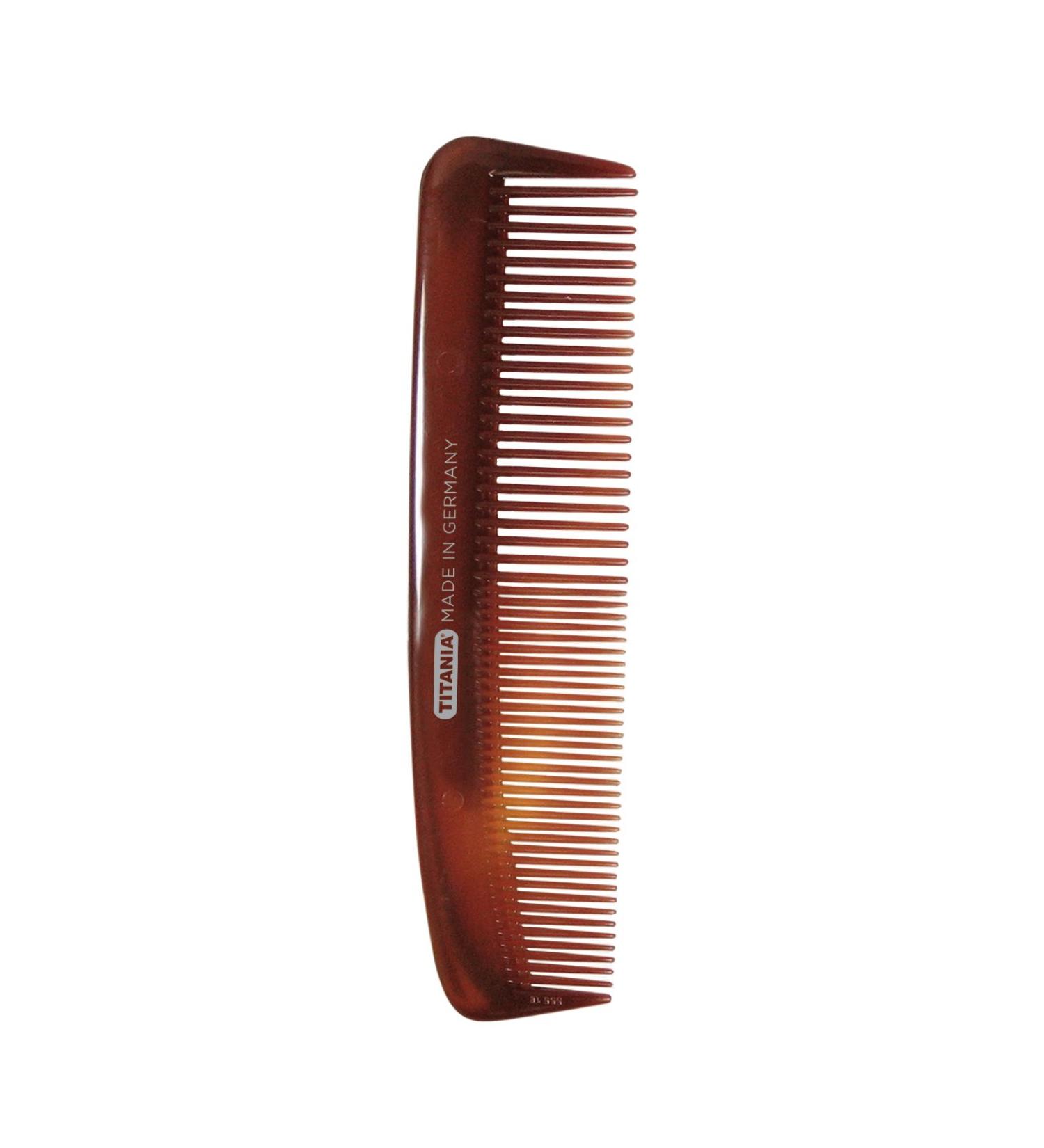 TITANIA pocket comb approx. 12.5 cm Havana 1 pack (1 x 16 g)