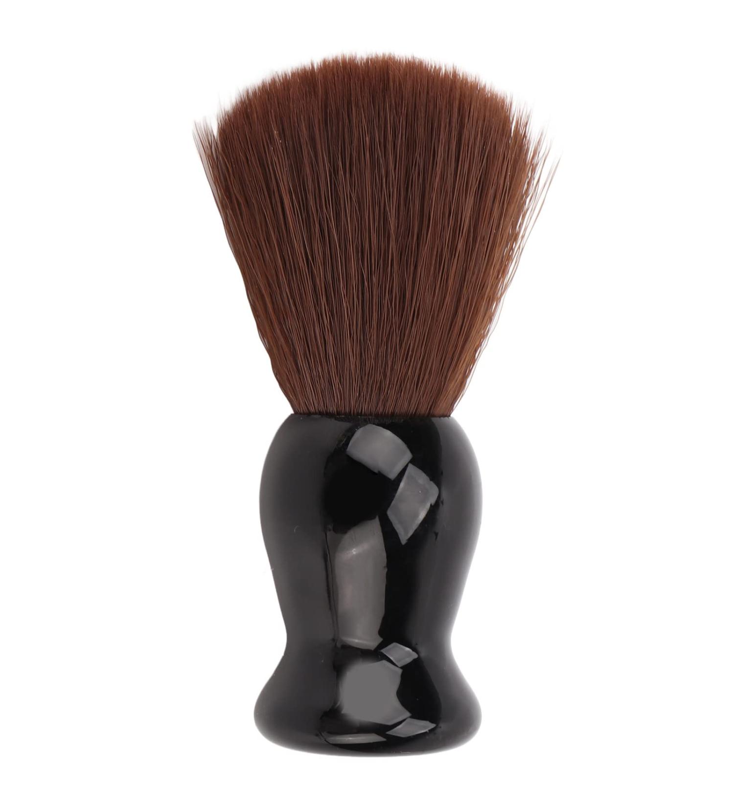 Soft Nylon Hair Shaving Brush for Men - Black Handle Beard Cleaning Brush - Buy Online on SooperMarket.com