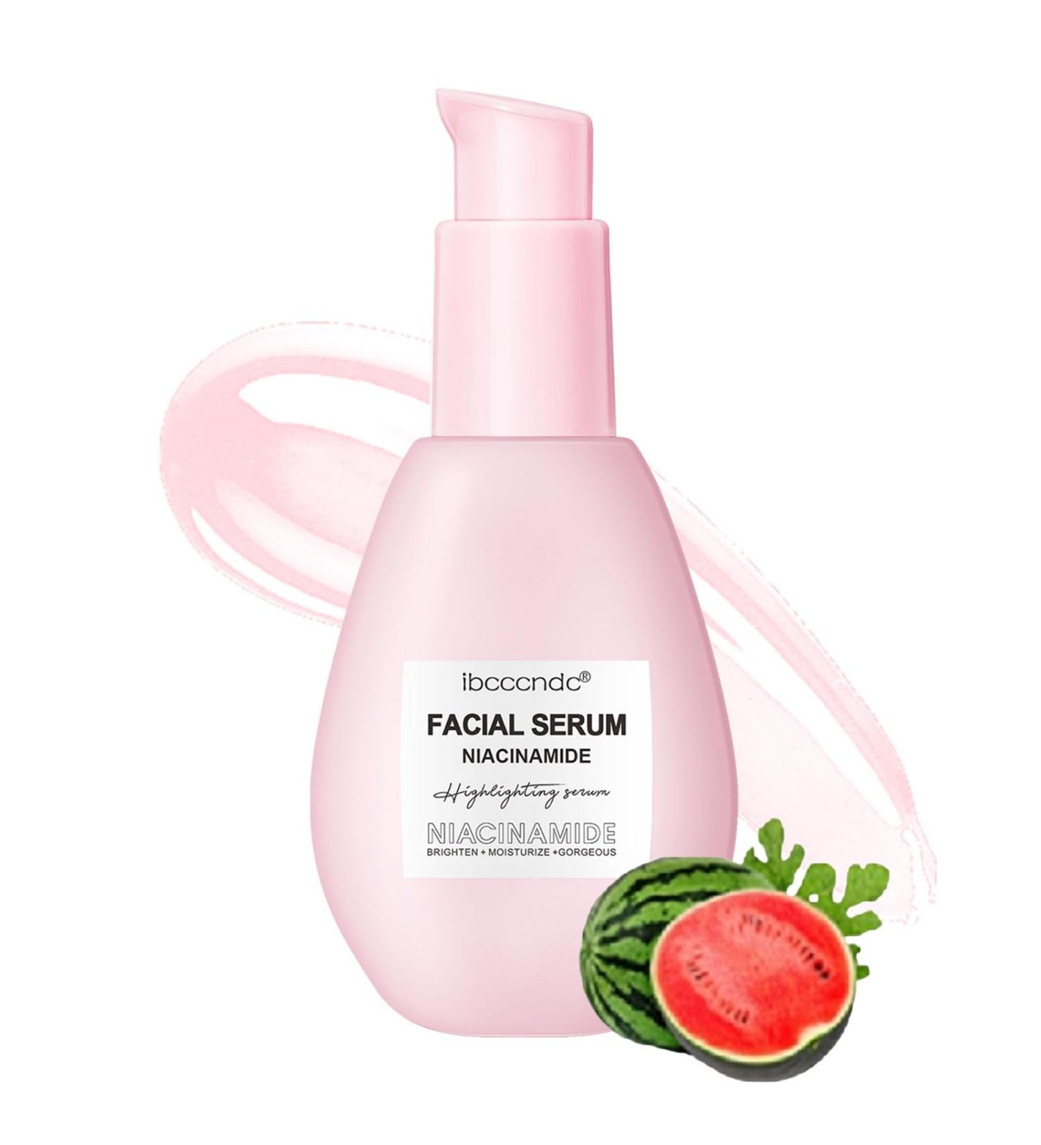 Brightening Watermelon Serum | Hydrating Glow Dew with Hyaluronic Acid & Vitamin E for Even Skin Tone | 60ml Facial Serum for Dark Spots & Smooth Skin - Buy Online on SooperMarket.com