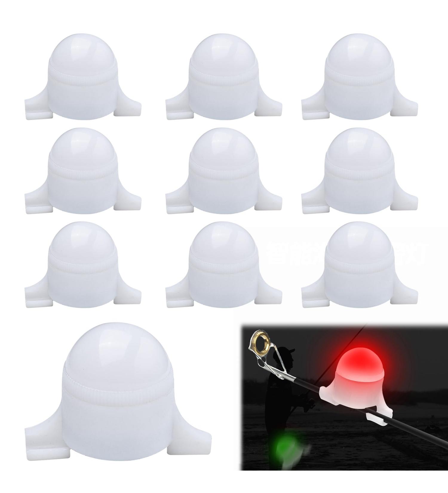 10 PCs LED Electronic Bite Indicator for Fishing | Night Light Alarm Lamp | Ultimate Fishing Bite Alerts - Buy Online on SooperMarket.com