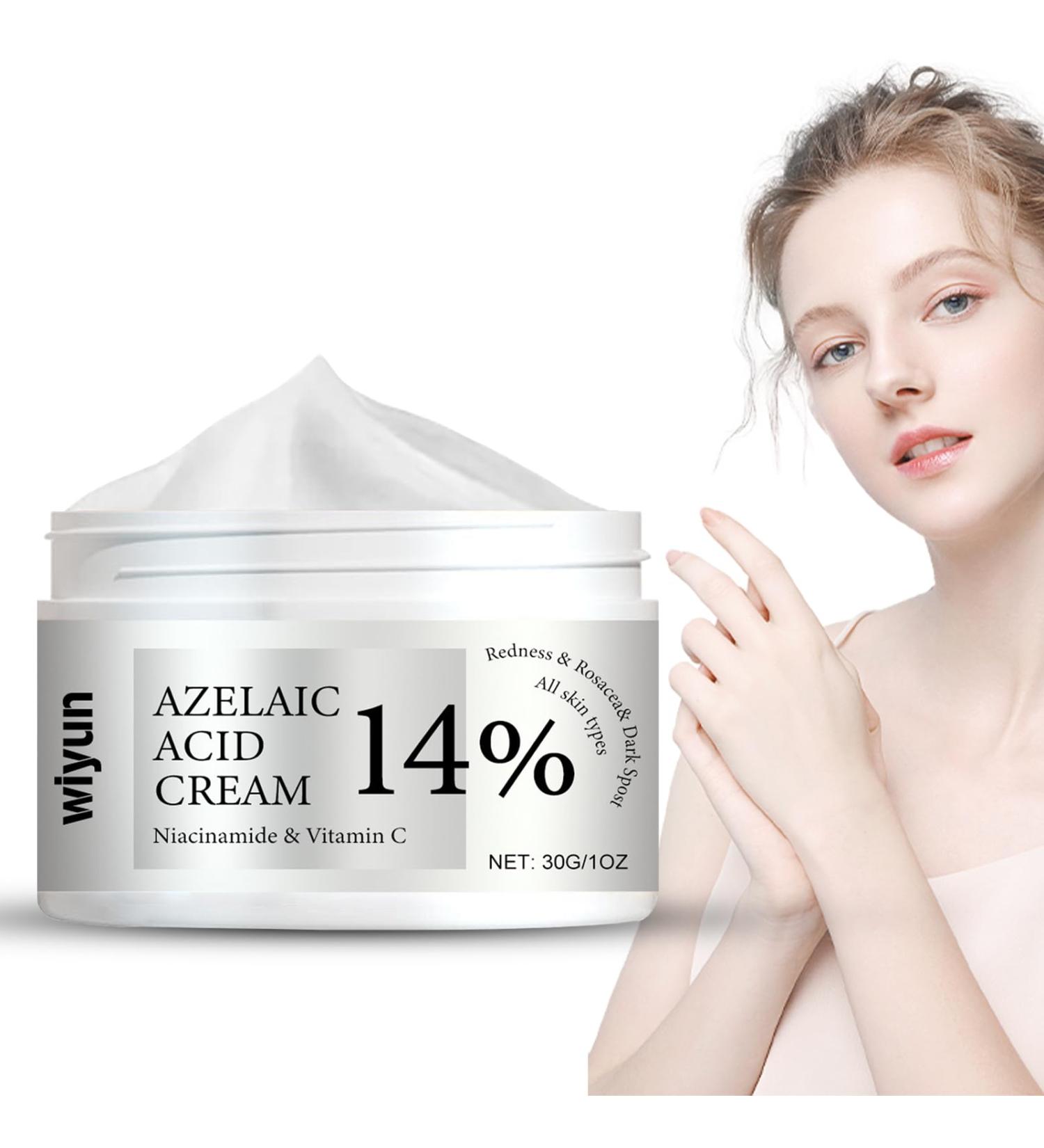 14% Azelaic Acid Cream | Premium Redness Relief Serum for All Skin Types | Niacinamide & Vitamin C | 1 Oz - Buy Online on SooperMarket.com