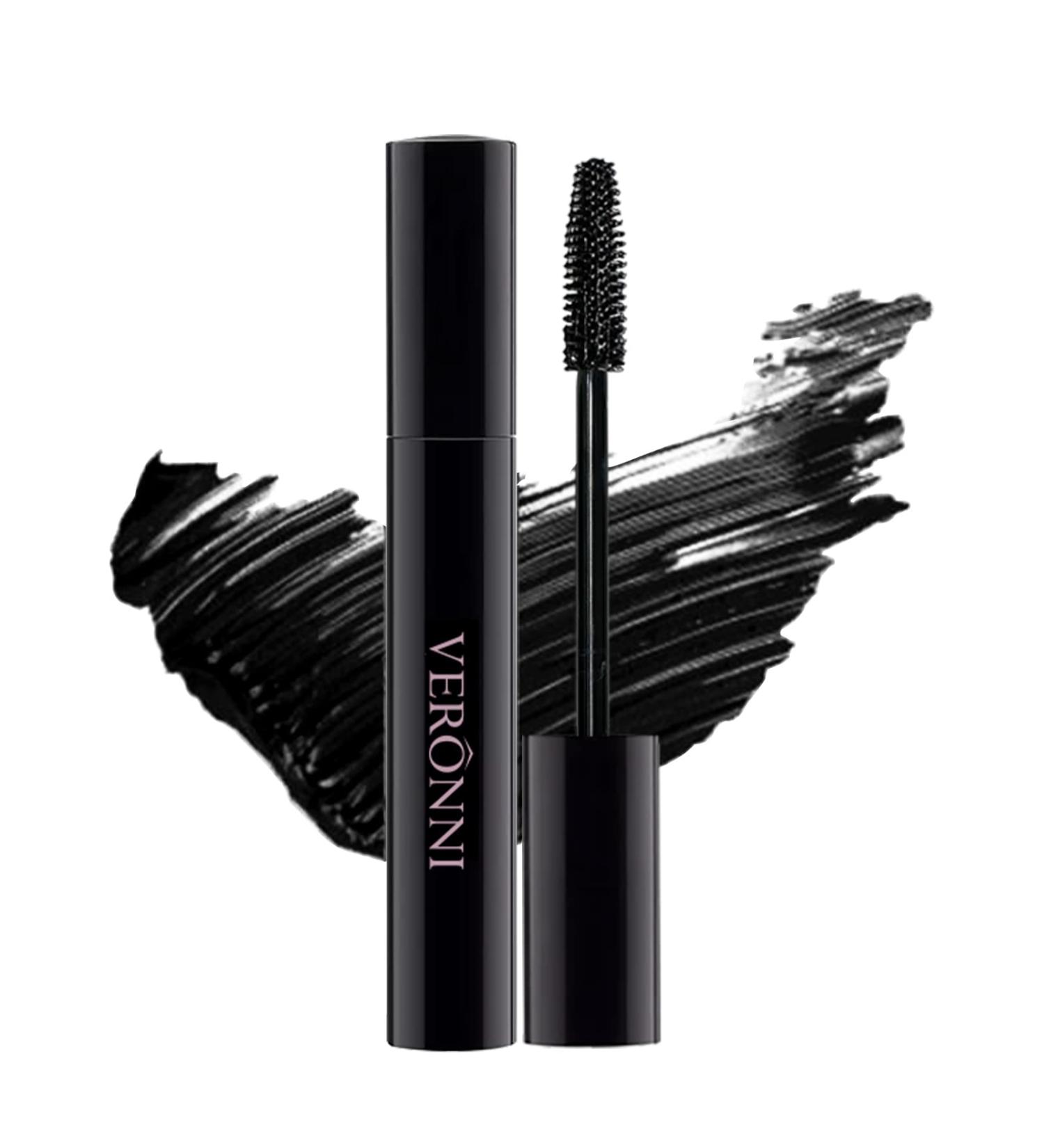 Waterproof Black Mascara 4D Silk Fiber Lash Mascara Mascara Volume and Length No Clumping Easy to Apply & Smudge-Proof Voluminous Mascara Long-Lasting Eye Makeup 0.24 Fl Oz(01 Black) - Buy Online on SooperMarket.com