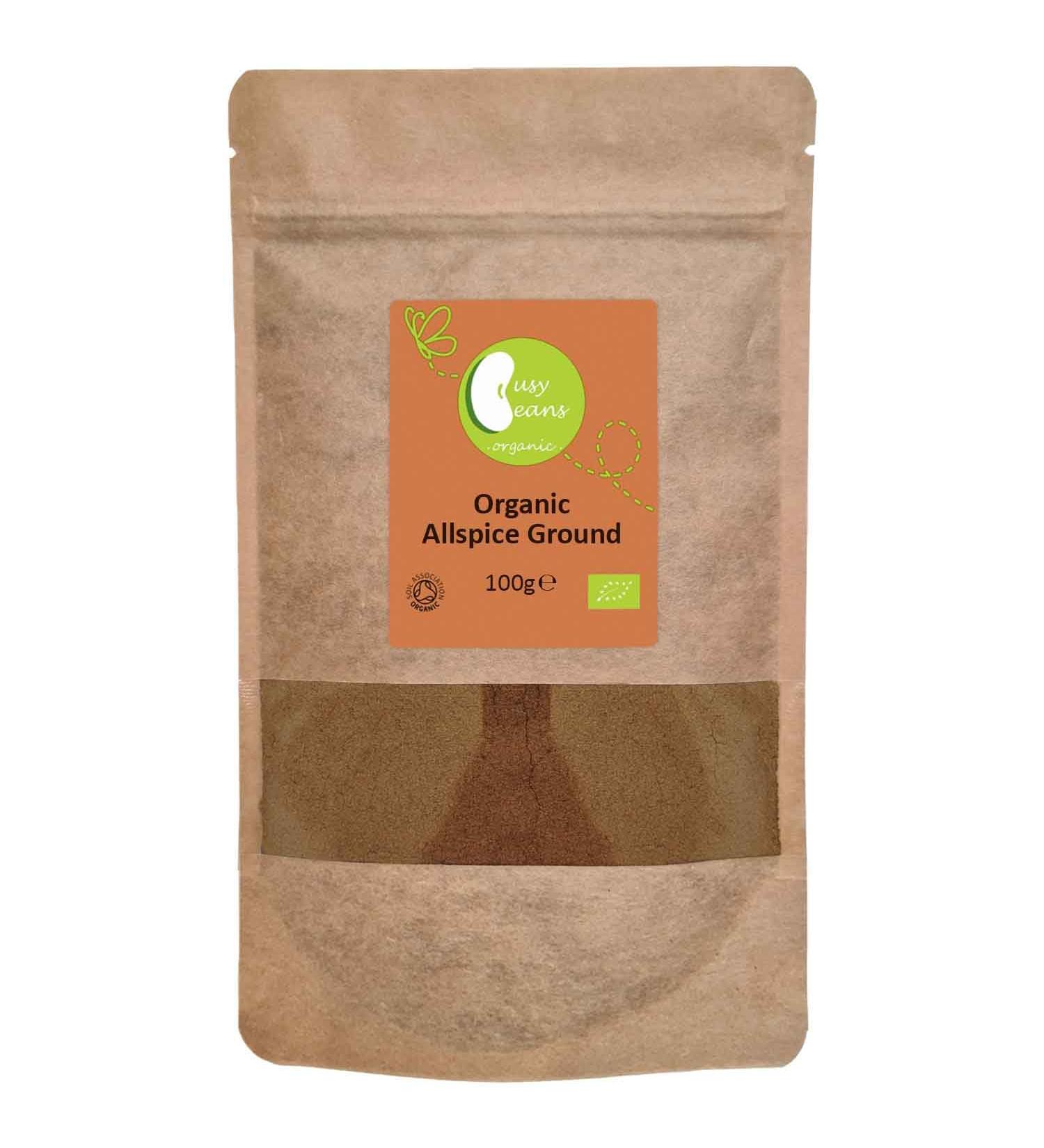 Organic Allspice Ground - Certified Organic - by Busy Beans Organic (100g) - Buy Online on SooperMarket.com