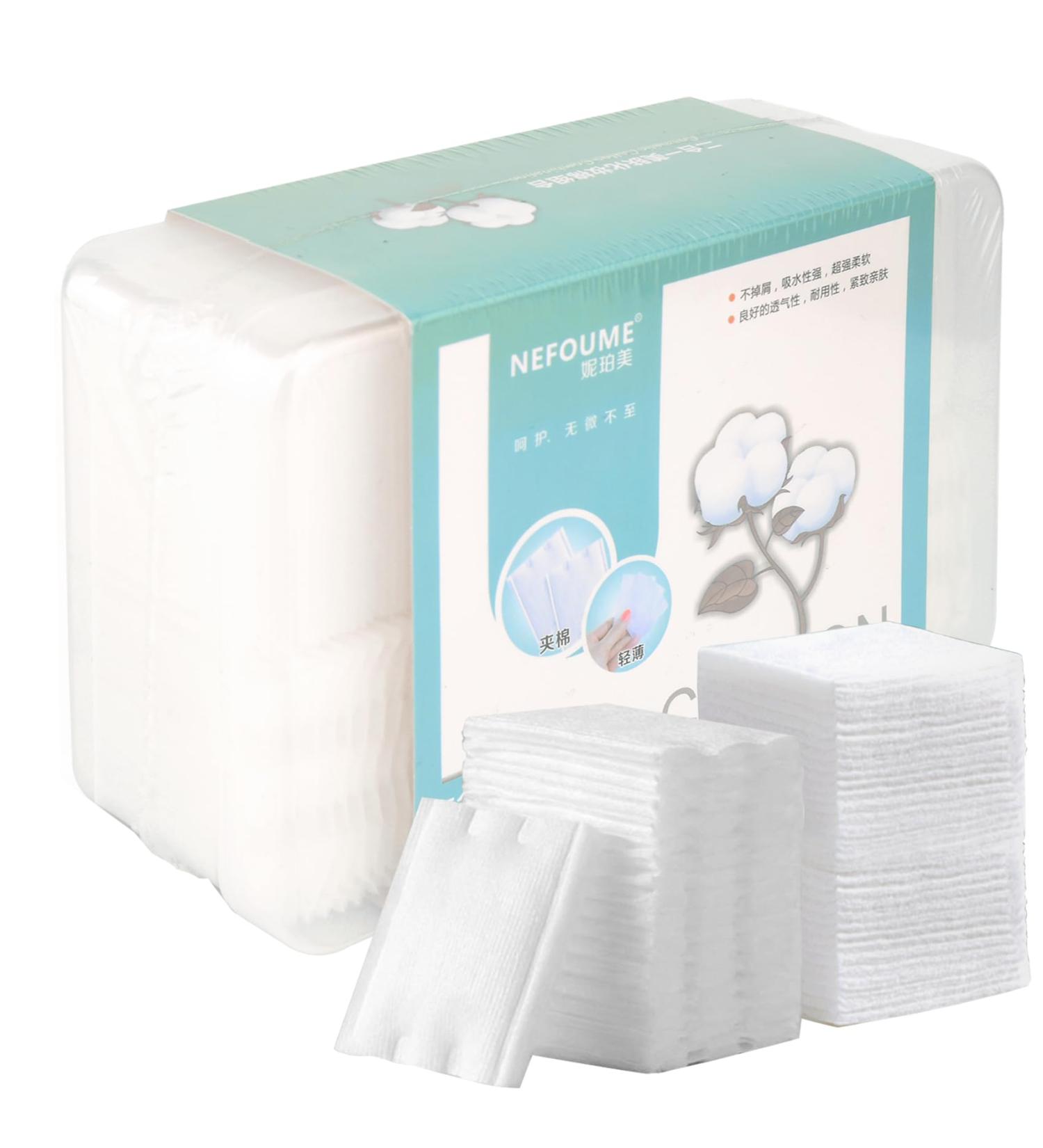 Buy Lint-Free Makeup Remover Cotton Pads - Soft Strong & Durable for Facial Lip Eye Makeup & Nail Polish Removal | International Shipping - Buy Online on SooperMarket.com