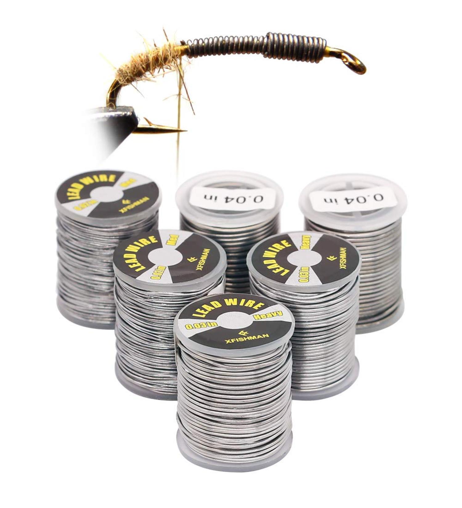 Fly Tying Lead Wire Assortment - 6 Pack | Fly Fishing Supplies & Accessories - Buy Online on SooperMarket.com