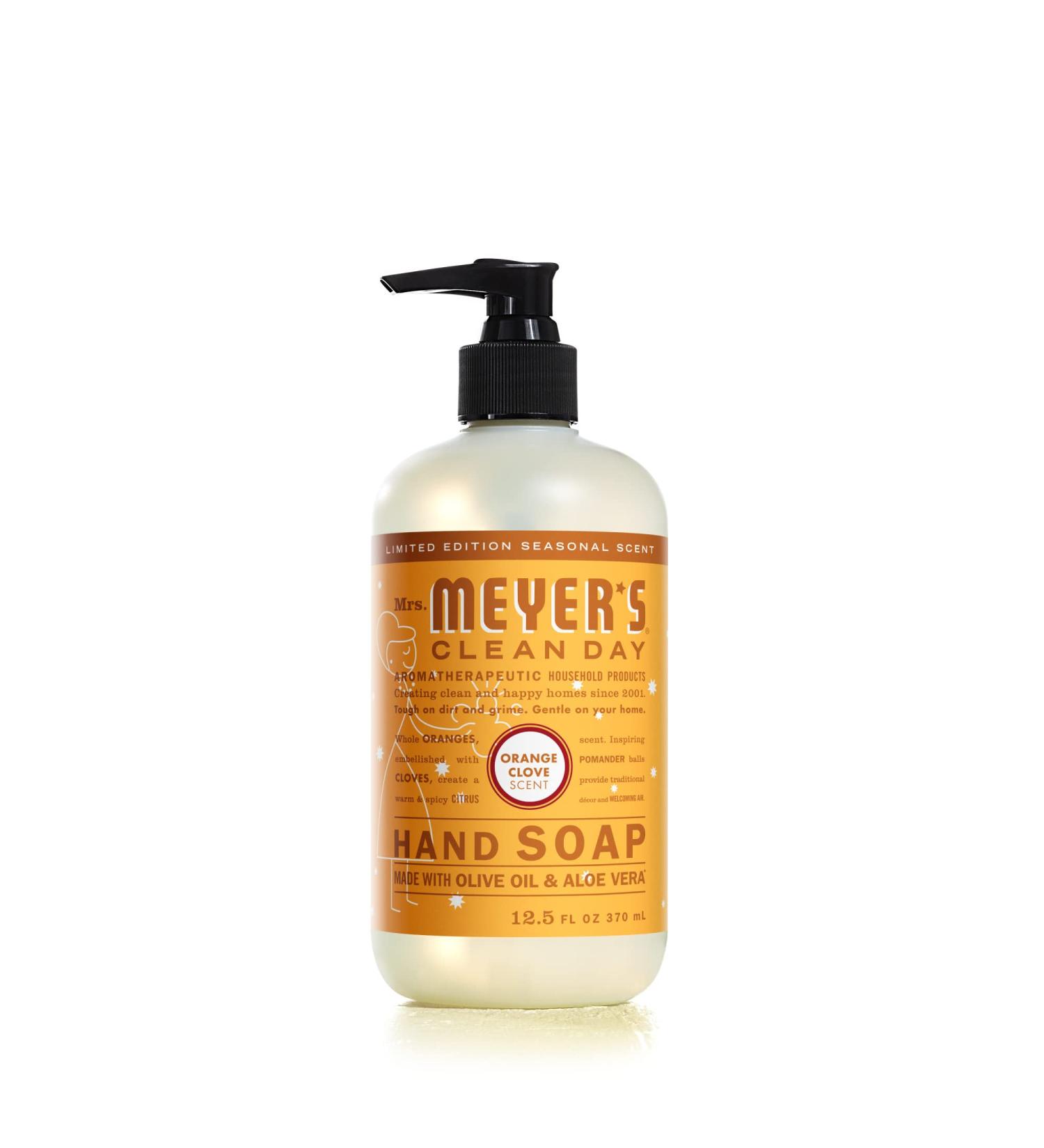 Buy Mrs. Meyer's Hand Soap - Orange Clove 12.5 oz | Eco-Friendly Skin Care & International Shipping - Buy Online on SooperMarket.com