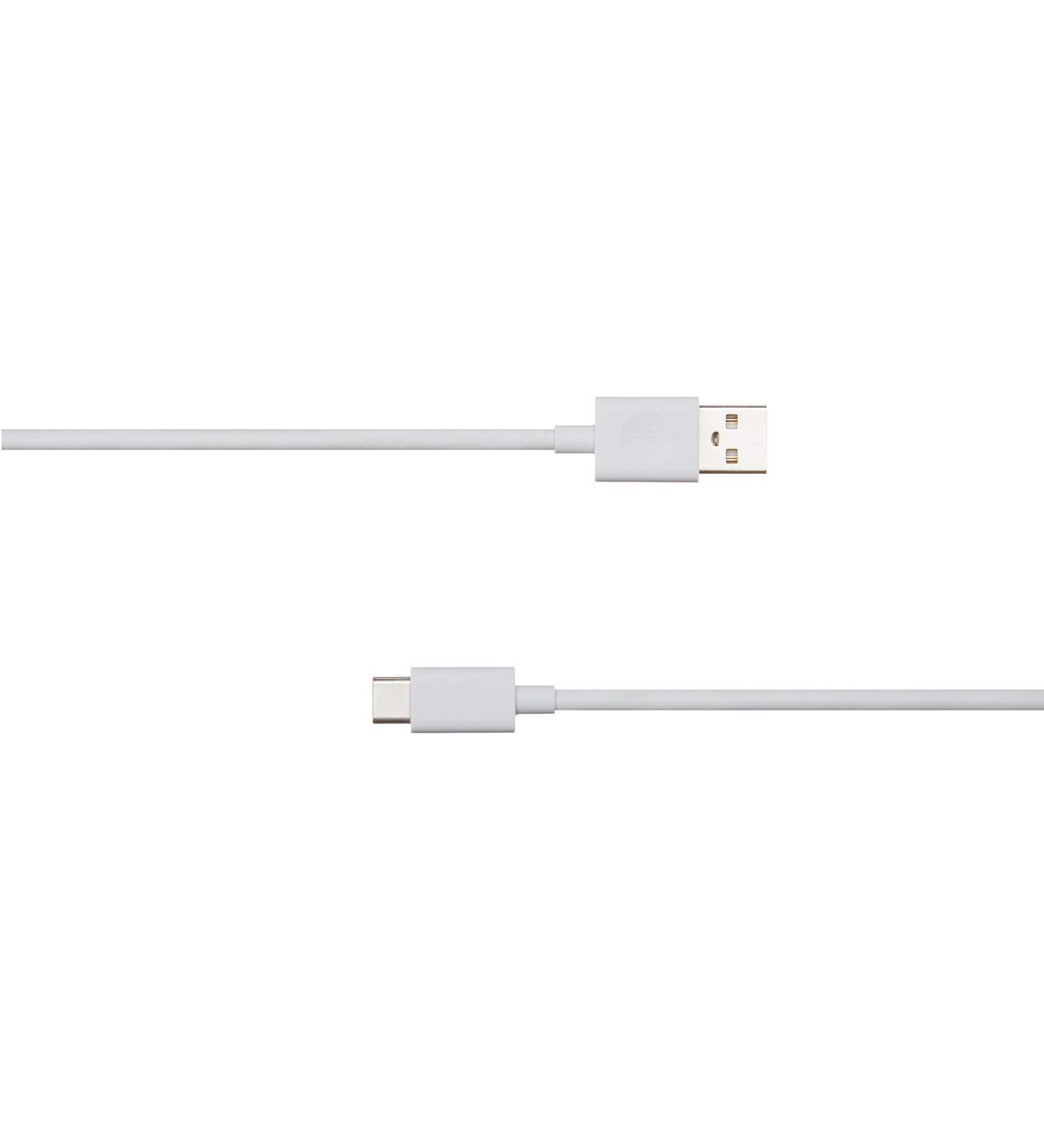 Amazon 3ft USB to USB-C Cable, Glacier White (designed for use with USB-C compatible devices)