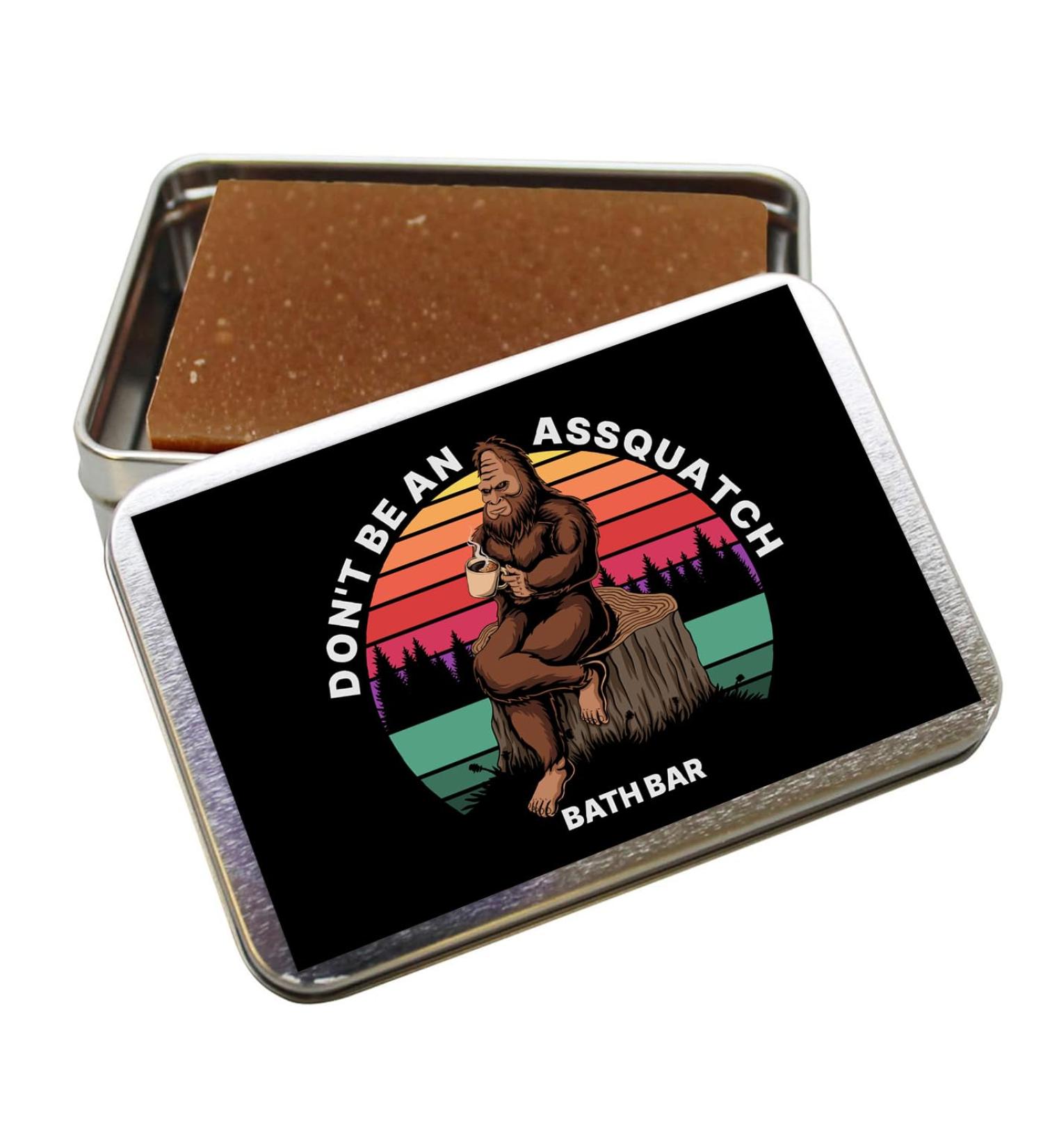 Shop Gears Out Don t Be an Assquatch Soap Bar - Bigfoot Gag Gift for Sasquatch Lovers | Unique Cryptid Humor Coffee Soap for Adults & Unisex Stocking Stuffers - Buy Online on SooperMarket.com