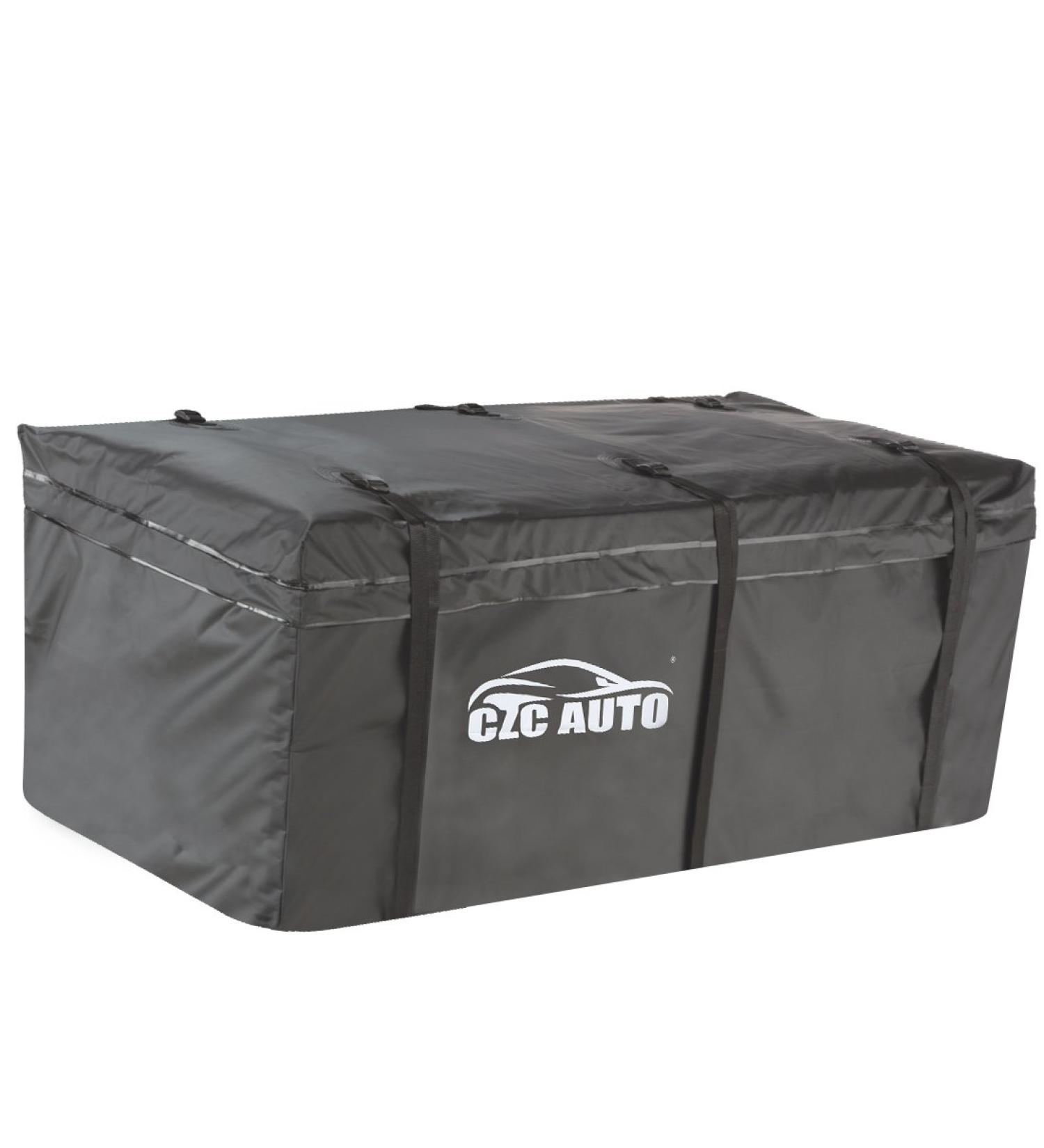 CZC AUTO 20 cu. ft Waterproof Hitch Cargo Carrier Bag - for Car, Truck, SUV & Vans | Weatherproof Traveling Bag for Hitch Trays & Baskets - Safe, Steady & Durable | Black - Buy Online on SooperMarket.com
