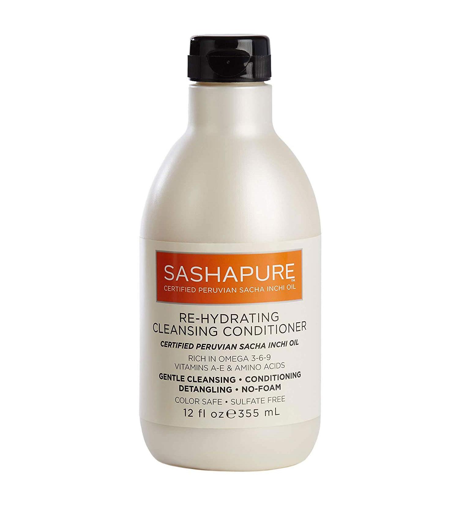 Re-Hydrating Cleansing Conditioner with Sacha Inchi Oil | Sulfate-Free Color Safe & Gentle | 12 fl. oz. - Shop Now for Healthy Hydrated Hair - Buy Online on SooperMarket.com