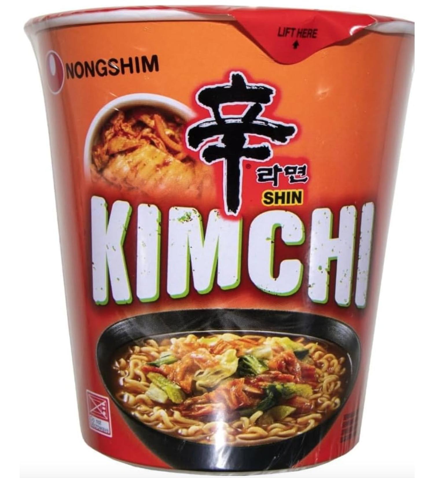 Nongshim Kimchi Flavour Instant Noodle Soup Cup 75g (Pack of 12) by SPICEHUB - Buy Online on SooperMarket.com
