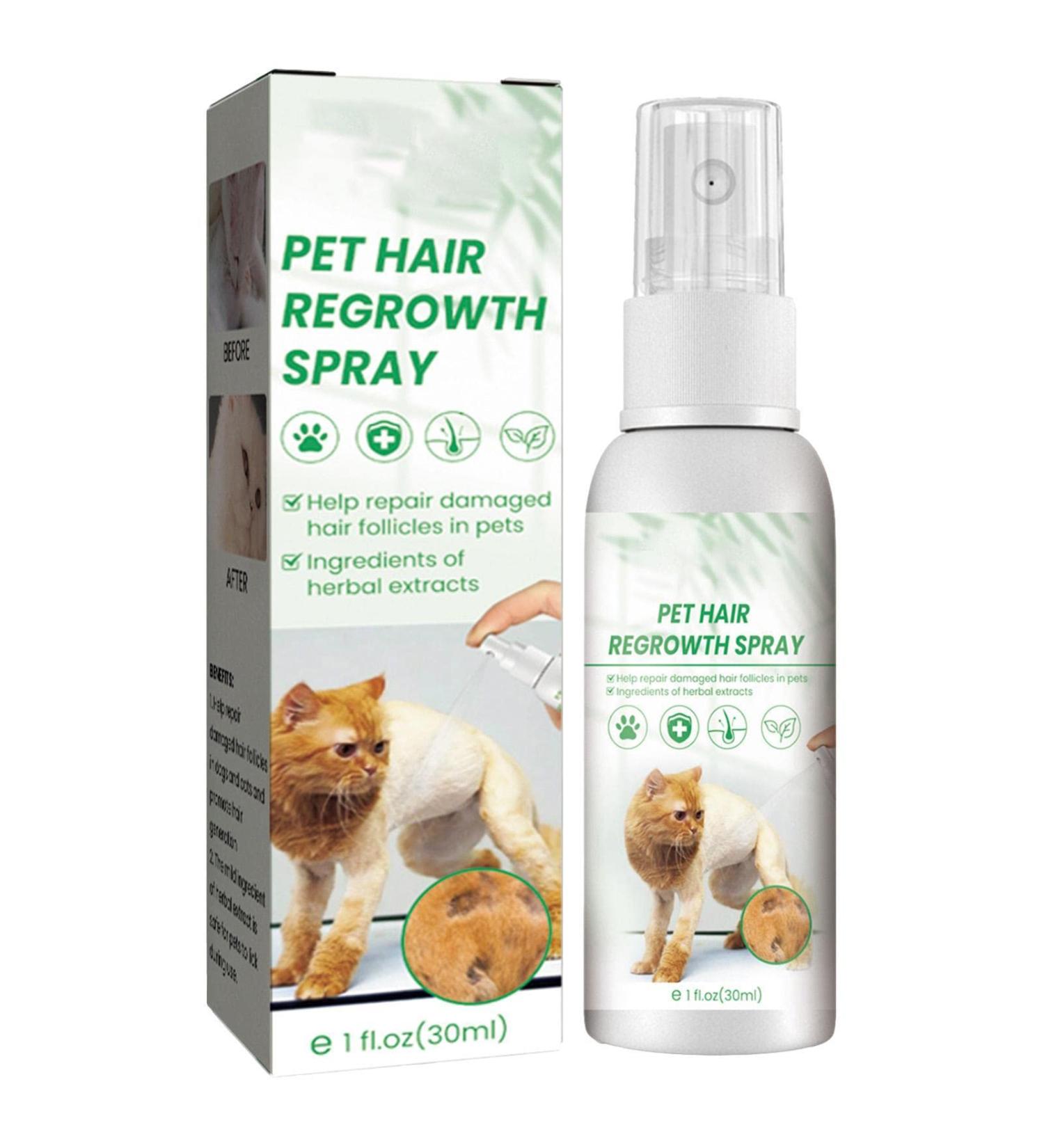 Cat Detangler Spray for Matted Hair Leave In Hair Conditioner Spray Pet Supplies for Dogs Cats Matted Hair Encourages Hair Regrowth (30ml) Shareed - Buy Online on SooperMarket.com