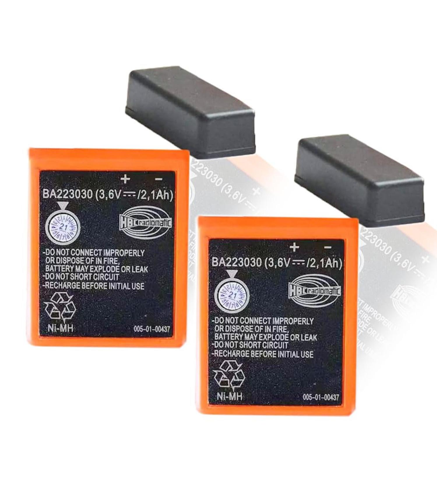 2 Pack BA223030 3.6V 2100mAh HBC Rechargeable Batteries for Crane Remote Control Long-lasting Power - Buy Online on SooperMarket.com