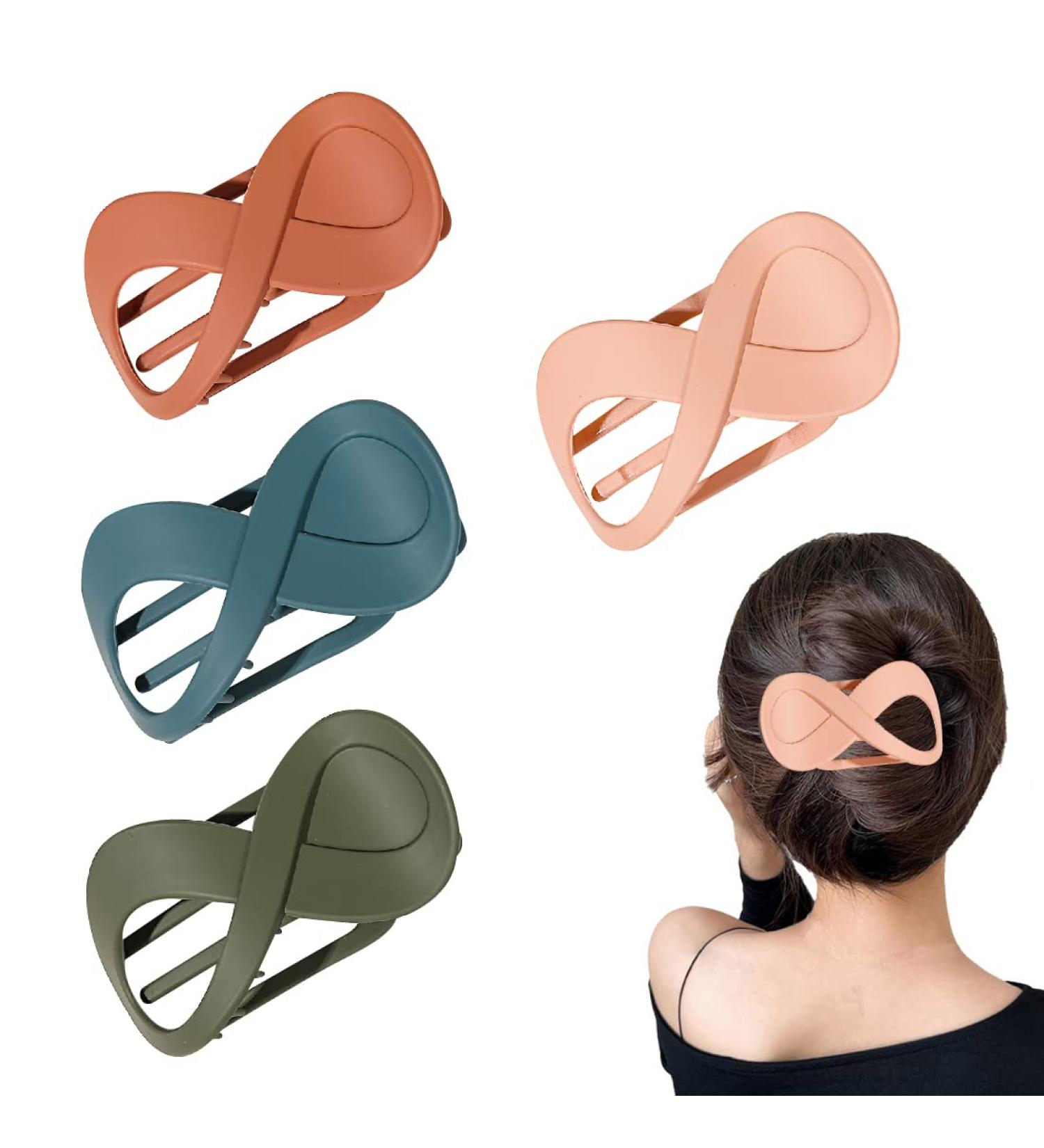 French Hair Clips Large Women Hair Clips Set Non Slip Matte Hair Clips for Thick Hair and Thin Elegant Hair Accessories - Buy Online on SooperMarket.com