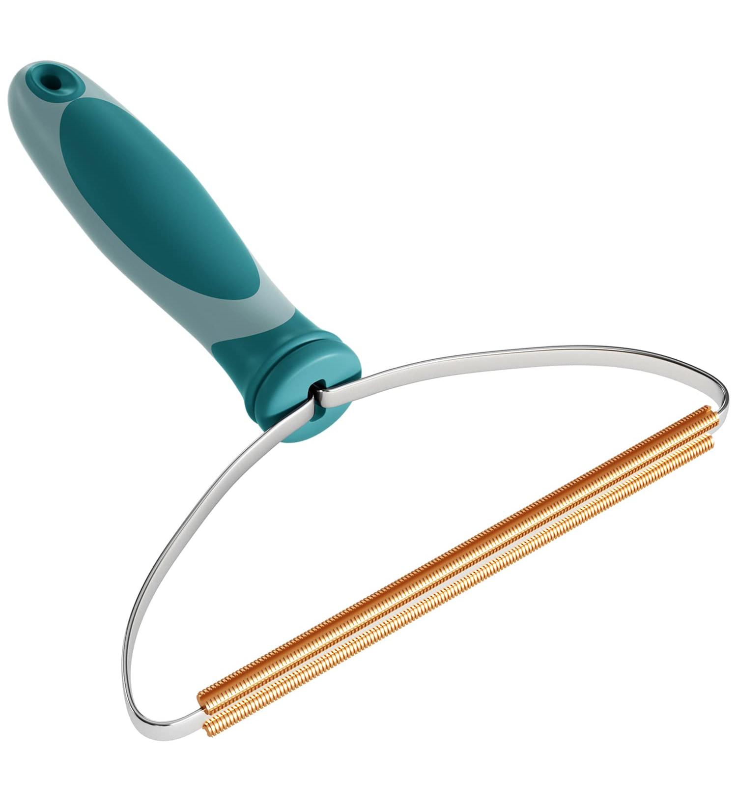 Pet Hair Remover Pro: Deep Cleaning Tool for Dog Cat Hair, Lint Cleaner, Portable Fur Removal Brush for Carpet, Couch, Furniture - Green & Grey - Buy Online on SooperMarket.com