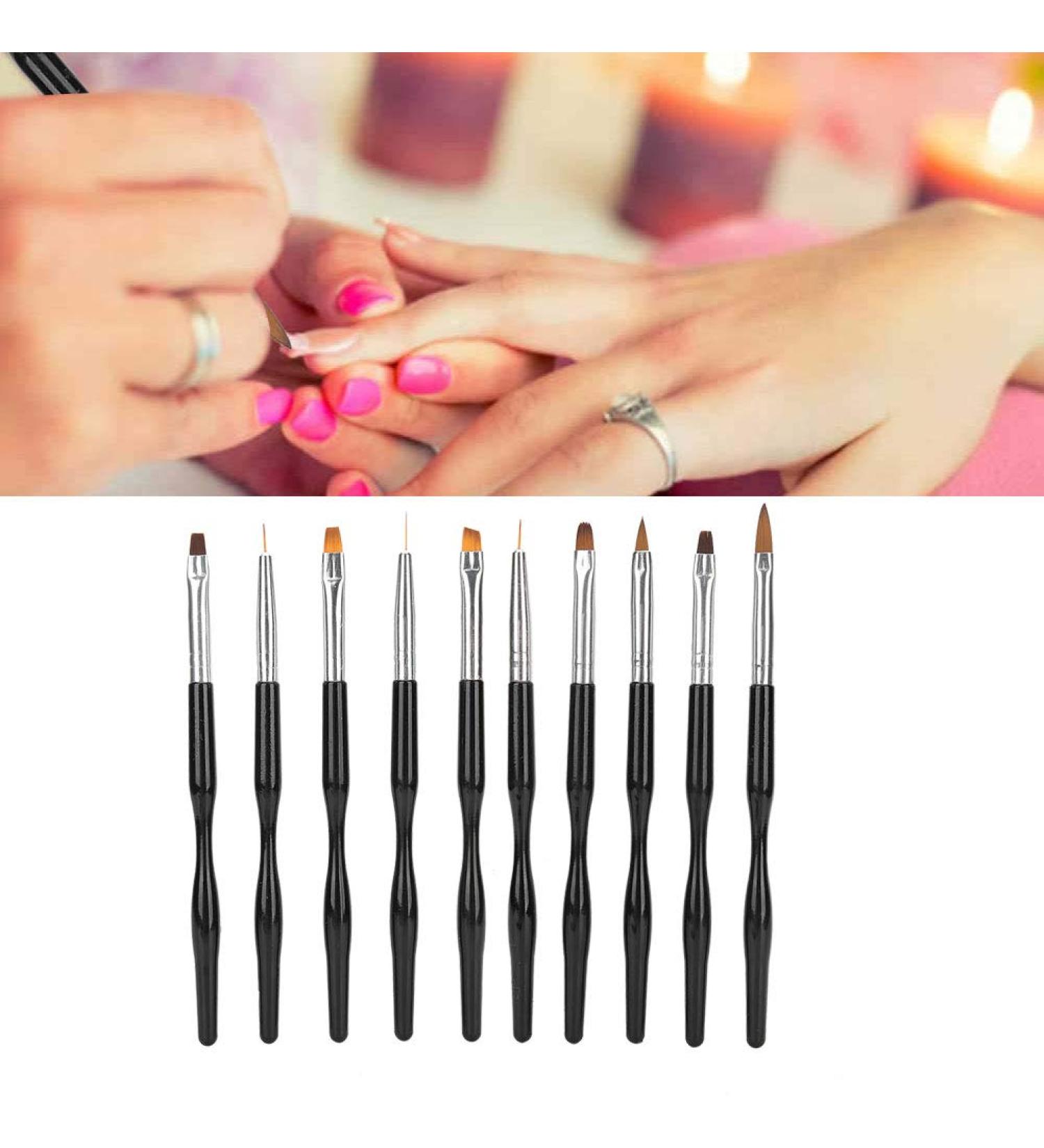 Nail Art Painting Pen Carving Pen And Nail Polish Lovers Painting Line Drawing Nail Polish Tool Nail Art Pen Portable Professional Gel Nail Art Painting - Buy Online on SooperMarket.com