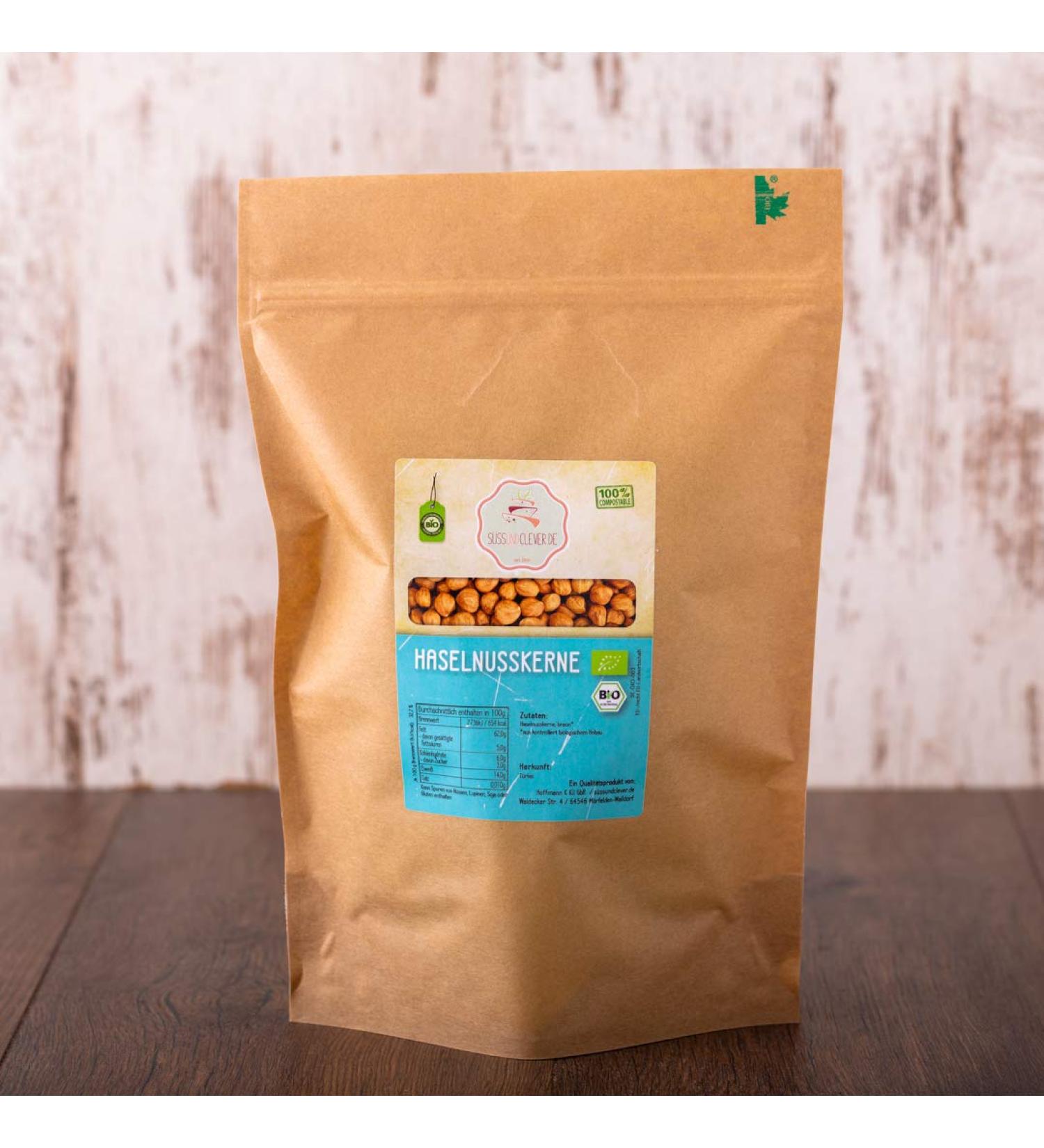 Bio Haseln sse 1.0 kg | Premium Qualit t | Plastikfrei & kologisch | S ssundclever.de Hazelnut Kernels - Buy Online on SooperMarket.com