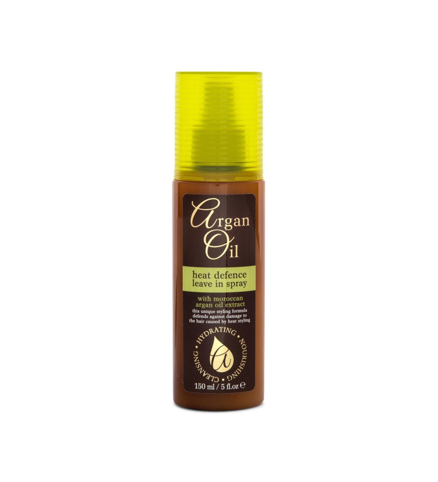 Argan Oil Heat Defence Leave-In Spray - Moroccan Argan Oil 5FL OZ | Protect & Nourish Your Hair - Buy Online on SooperMarket.com