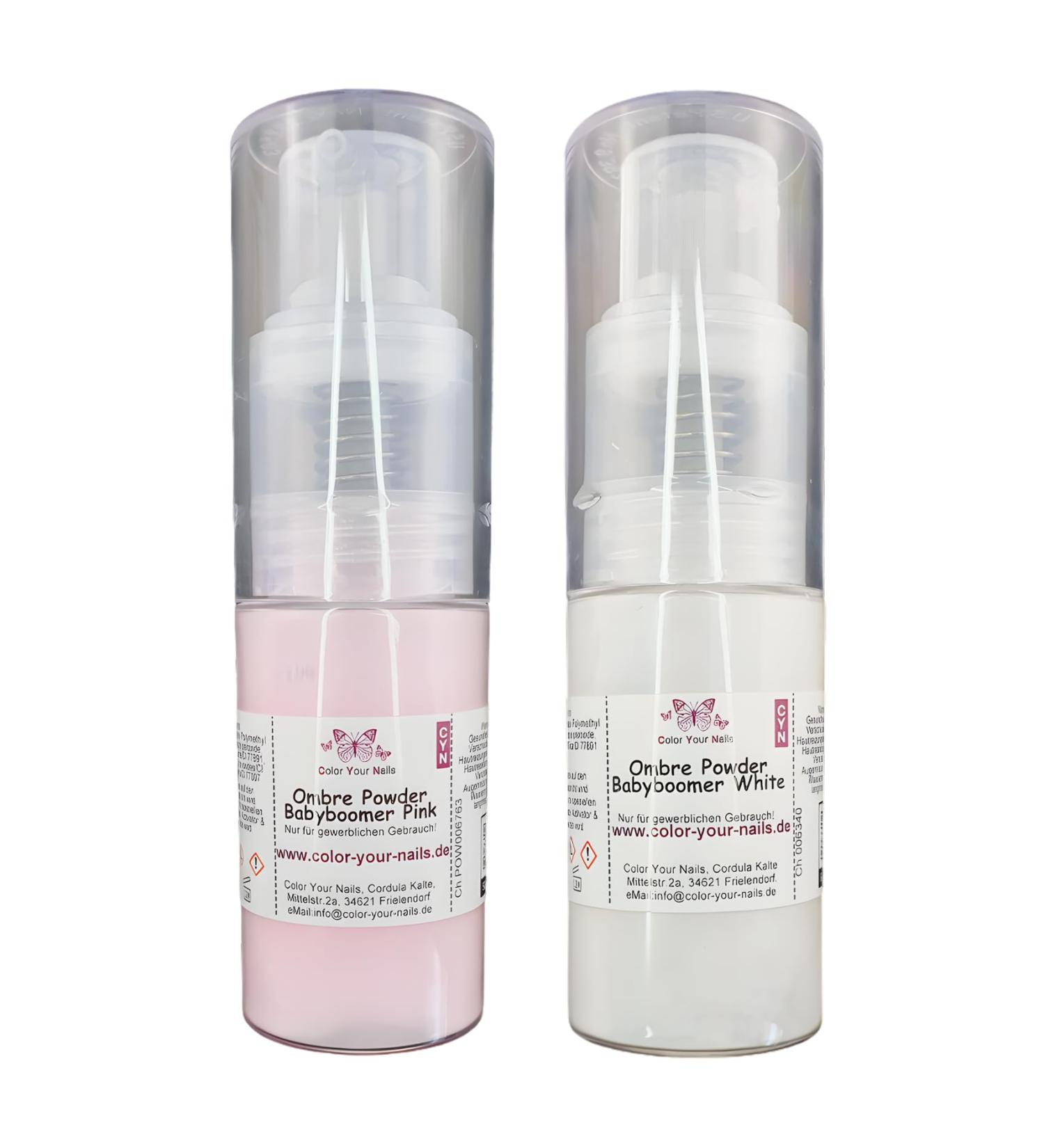 Shop Ombre Spray SET - Pink & Baby Boomer White | 20g Each for Perfect Fingernails - International Shipping Available - Buy Online on SooperMarket.com