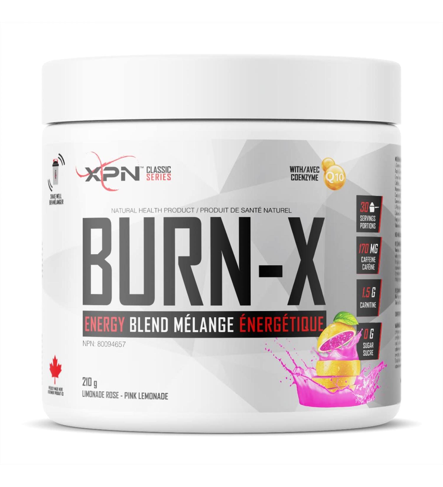 BURN-X | XPN | ENERGY POWDER FORMULA | 210G | 30 SERVINGS | (Pink Lemonade) - Buy Online on SooperMarket.com