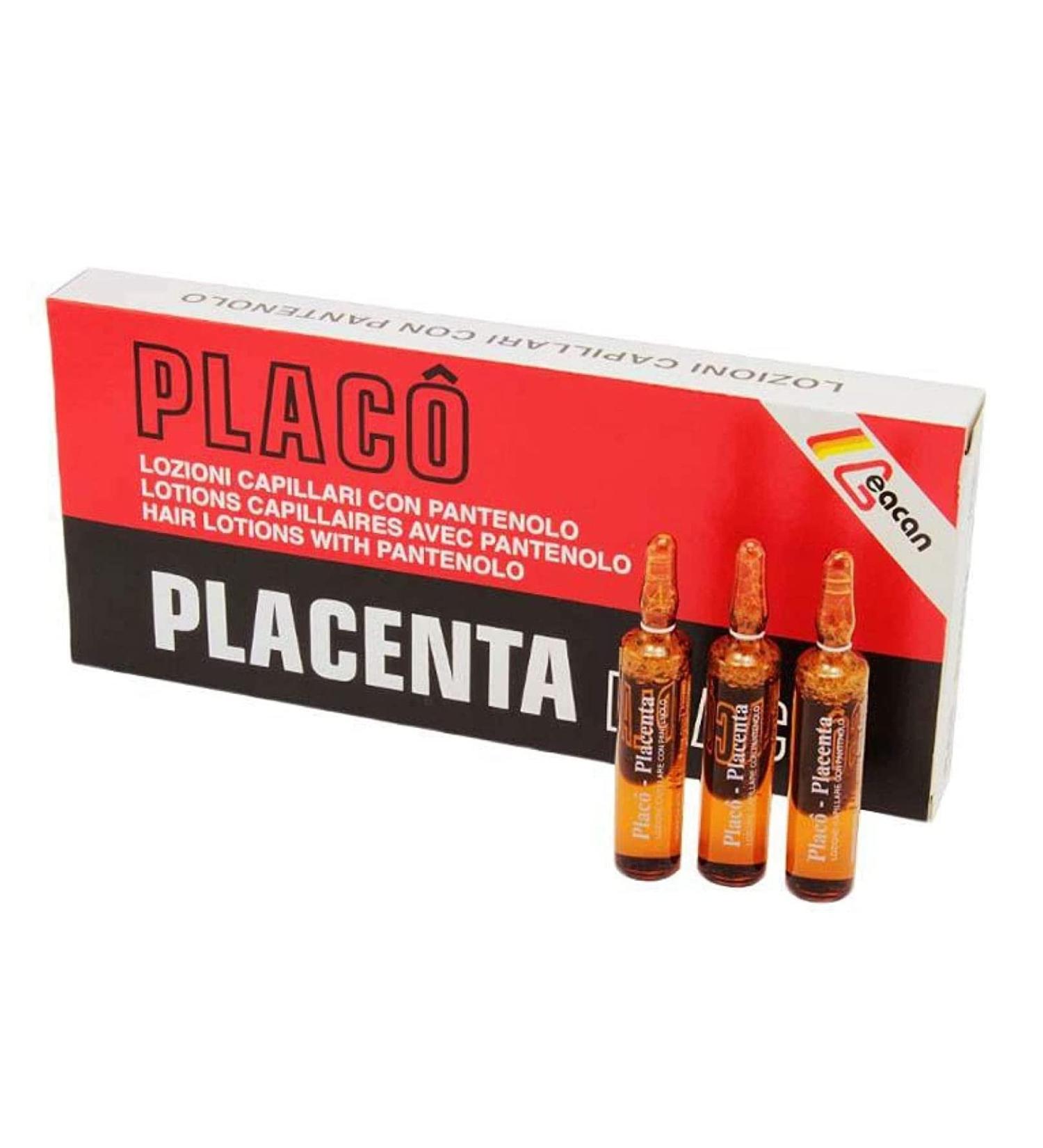 Hair Loss Placenta Placo Intensive Treatment - 12 Vials 0.35 oz - Buy Online on SooperMarket.com
