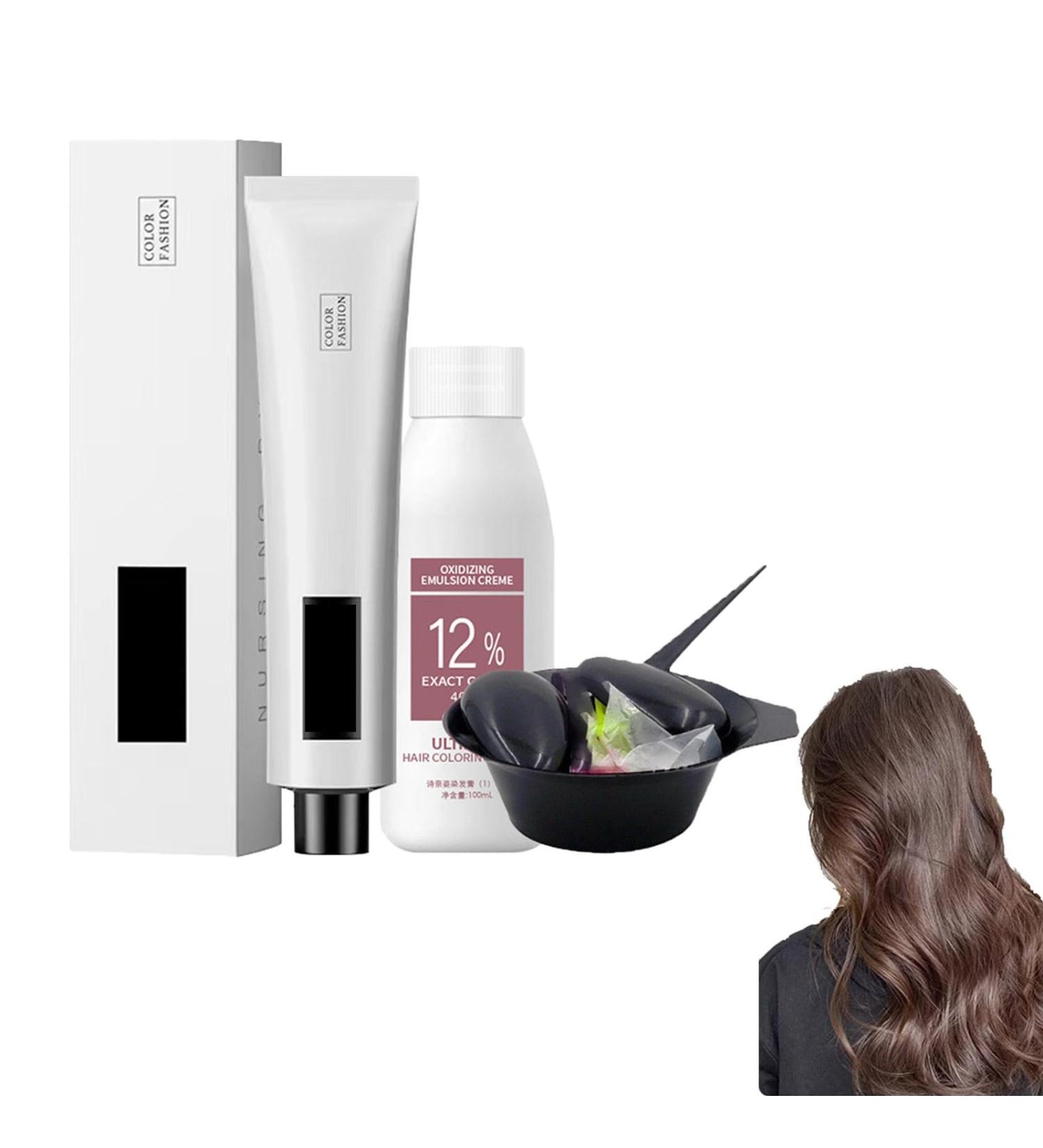 Dyemiss Color Shampoo Dyemiss Hair Coloring Shampoo No Bleaching Hair Nourishing Coloring Hair Dye Dyemiss Hair Dye Diy Fashion Hair Dye for Men and Wome (Color : Coffee color) - Buy Online on SooperMarket.com