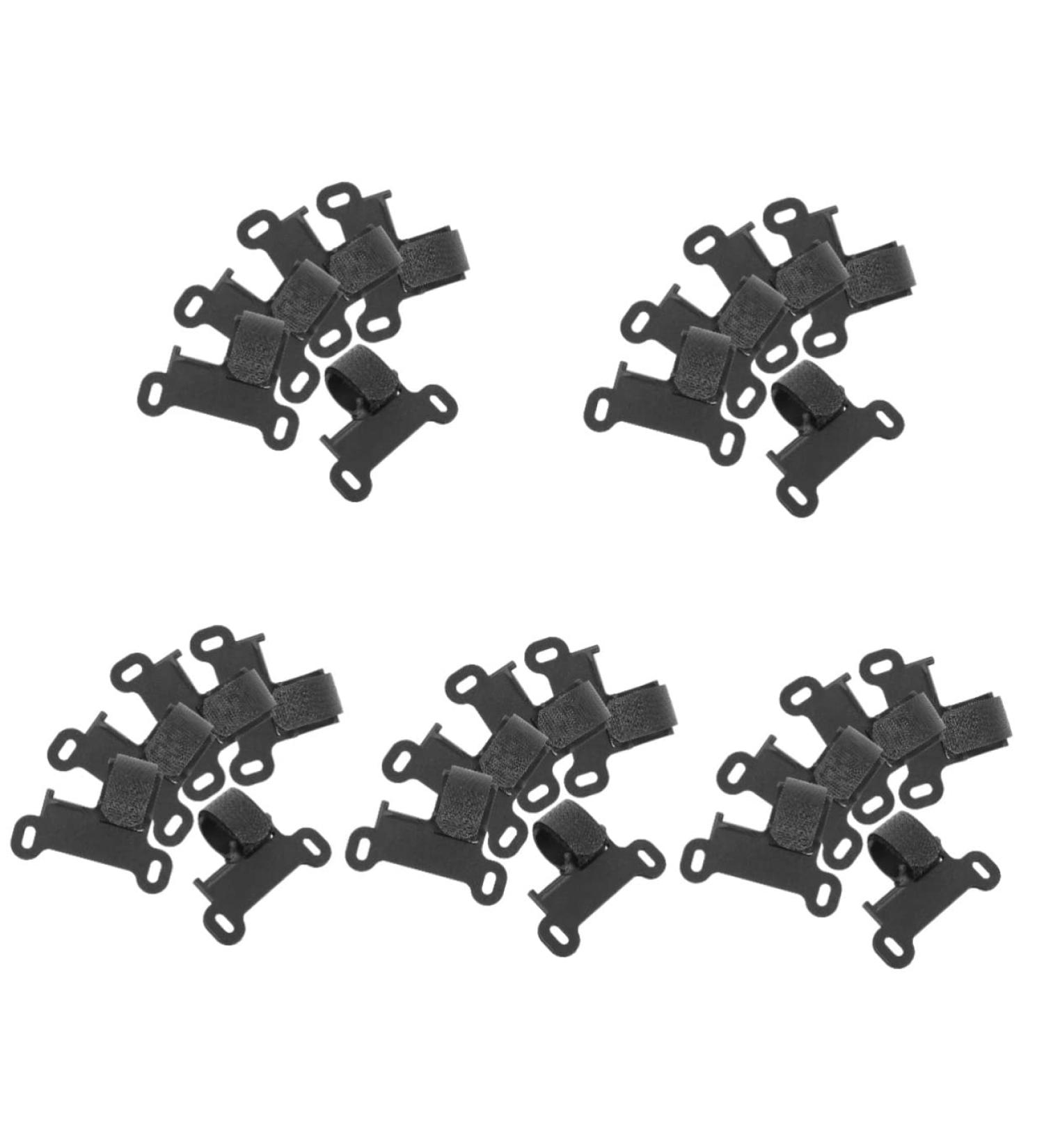 BESPORTBLE 2 Sets Mini Clip Bike Inflator Holder - Black Plastic (8x6cm) - Pack of 5 - Buy Online on SooperMarket.com