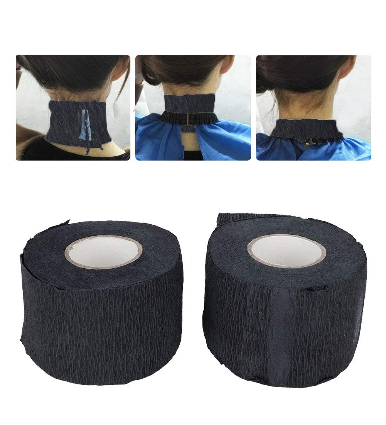 Disposable Neck Strips - Strong Tensile Elasticity for Barbers & Salons | Comfortable Stretchable Hairdressing Paper - Buy Online on SooperMarket.com