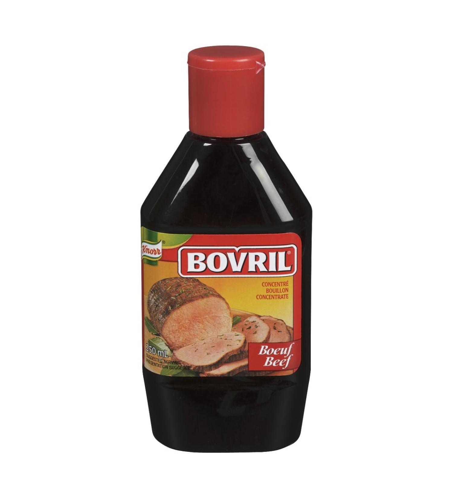 Knorr Bovril Concentrated Liquid Stock For Delicious Beef Broth Flavor Beef In A Practical Bottle 250 ml - Buy Online on SooperMarket.com