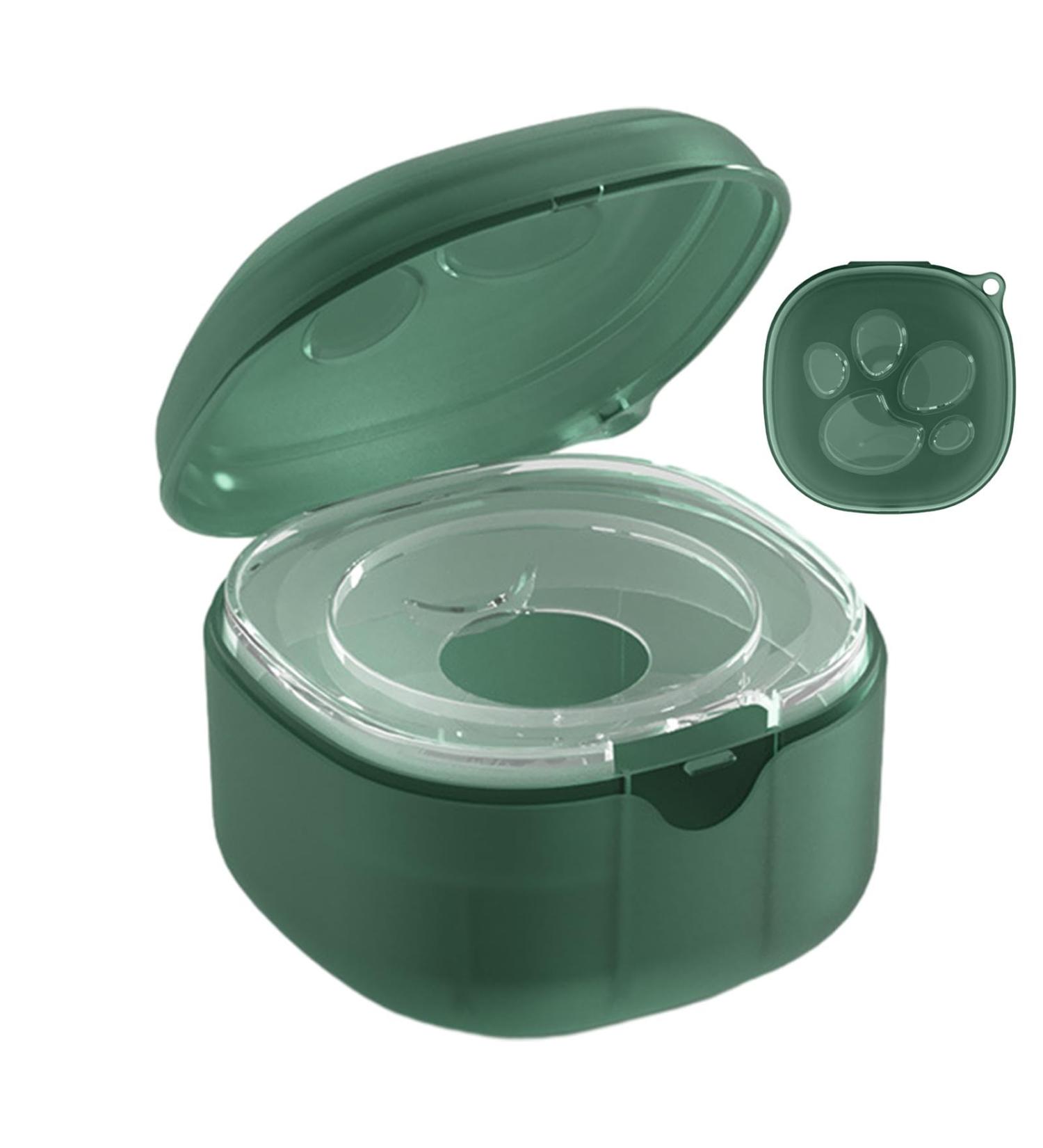 Stylish Ghirting Pacifier Container | Universal Portable Pacifier Clips Box & Accessories Storage - Green - Buy Online on SooperMarket.com
