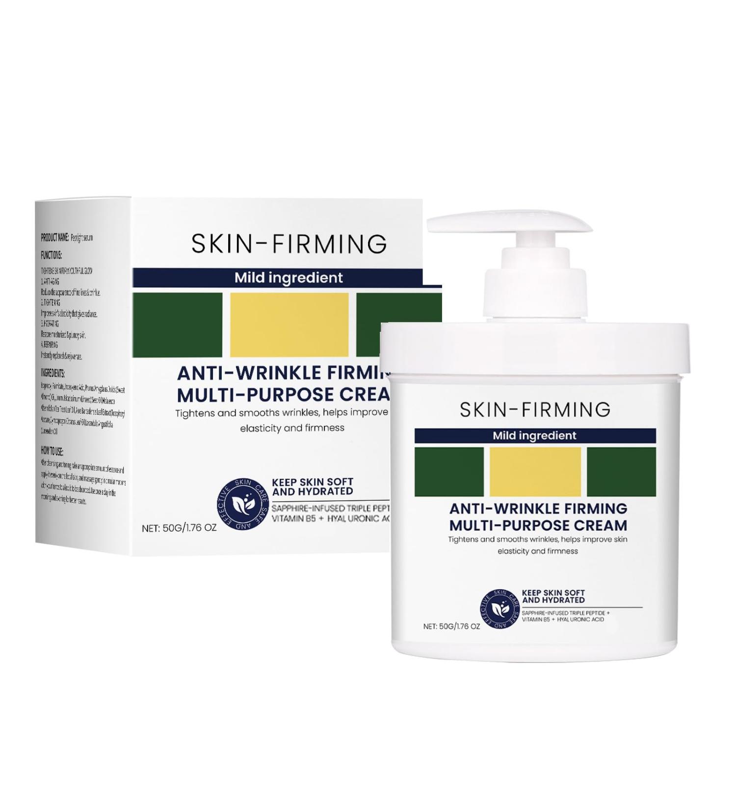 Advanced Firming & Anti-Wrinkle Cream for All Skin Types | Deep Hydration Rejuvenating Cream - 1.78 Fl Oz - Buy Online on SooperMarket.com