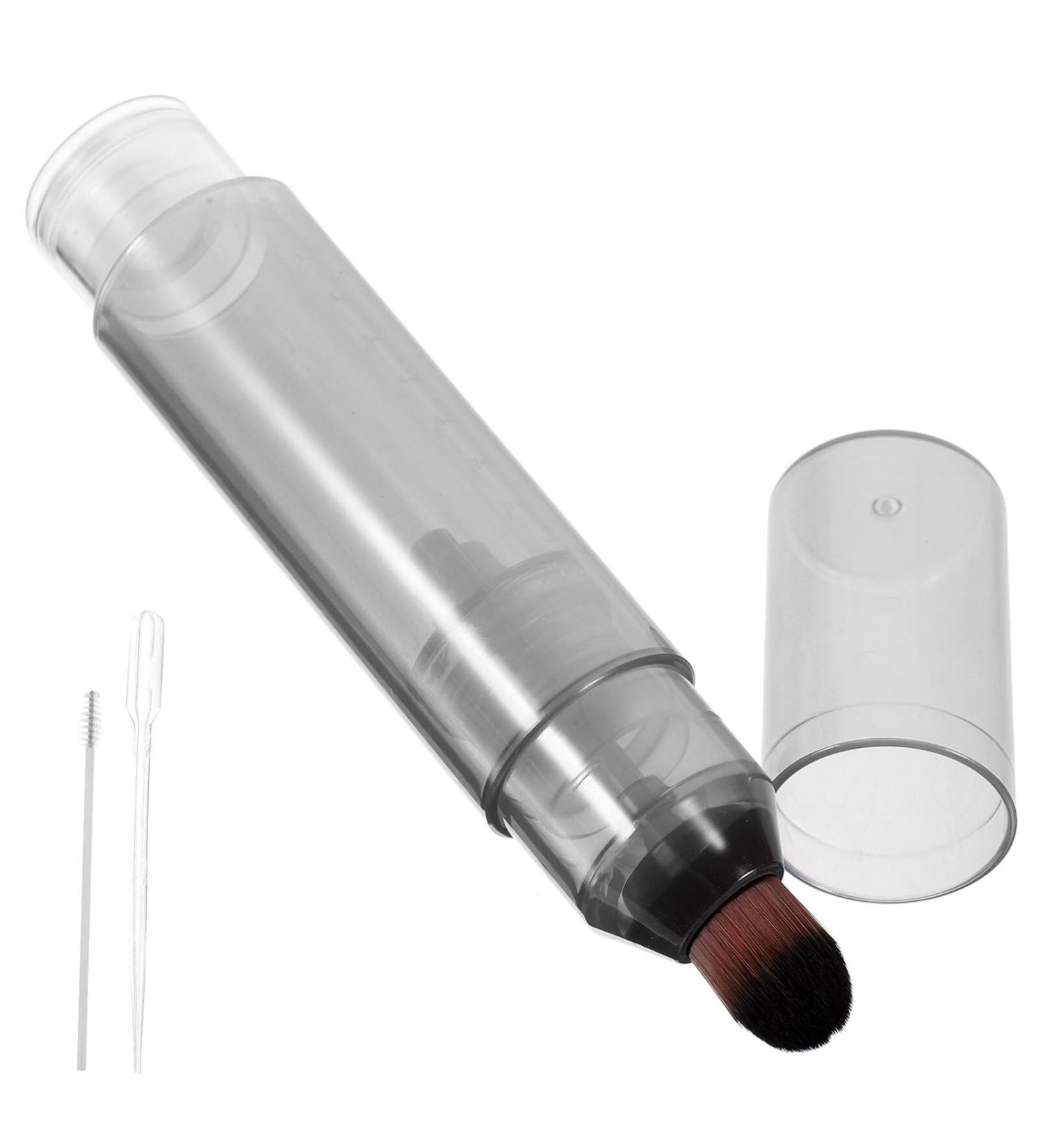 FRCOLOR Hair Oil Applicator Bottle | Clear Twist Top Scalp Care Comb | 11.3x2cm Squeeze Plastic Bottle for Roots Supplies - Buy Online on SooperMarket.com