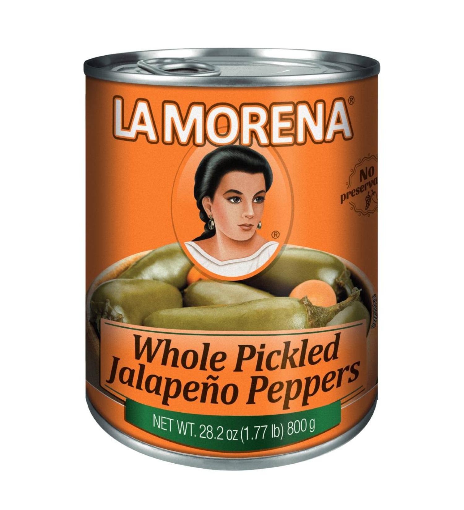La Morena Whole Jalape o 28.2 oz - Authentic Mexican Flavor - Buy Online on SooperMarket.com