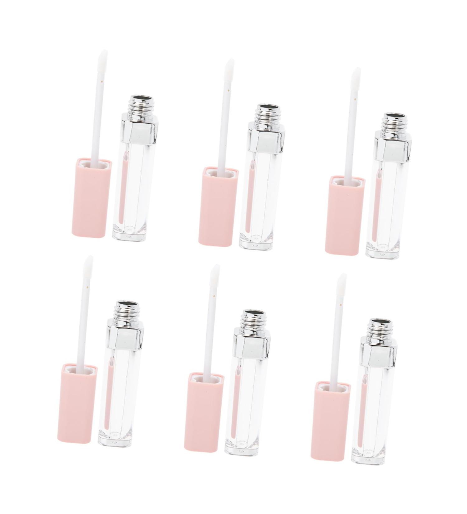 BELLIFFY 6pcs Lip Gloss Empty Tube Eyeline Empty Bottle Lip Tube Eyeliner Eyelash Mascara Tube Pink Abs 1 g (Pack of 1) Pink - Buy Online on SooperMarket.com