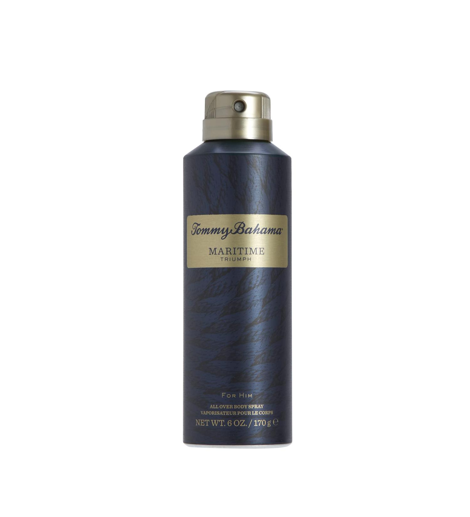 Tommy Bahama Maritime Triumph Eau de Cologne for Men Notes of Violet Cedar Cashmere Spicy & Masculine Scent Body Spray - 6 Fl Oz