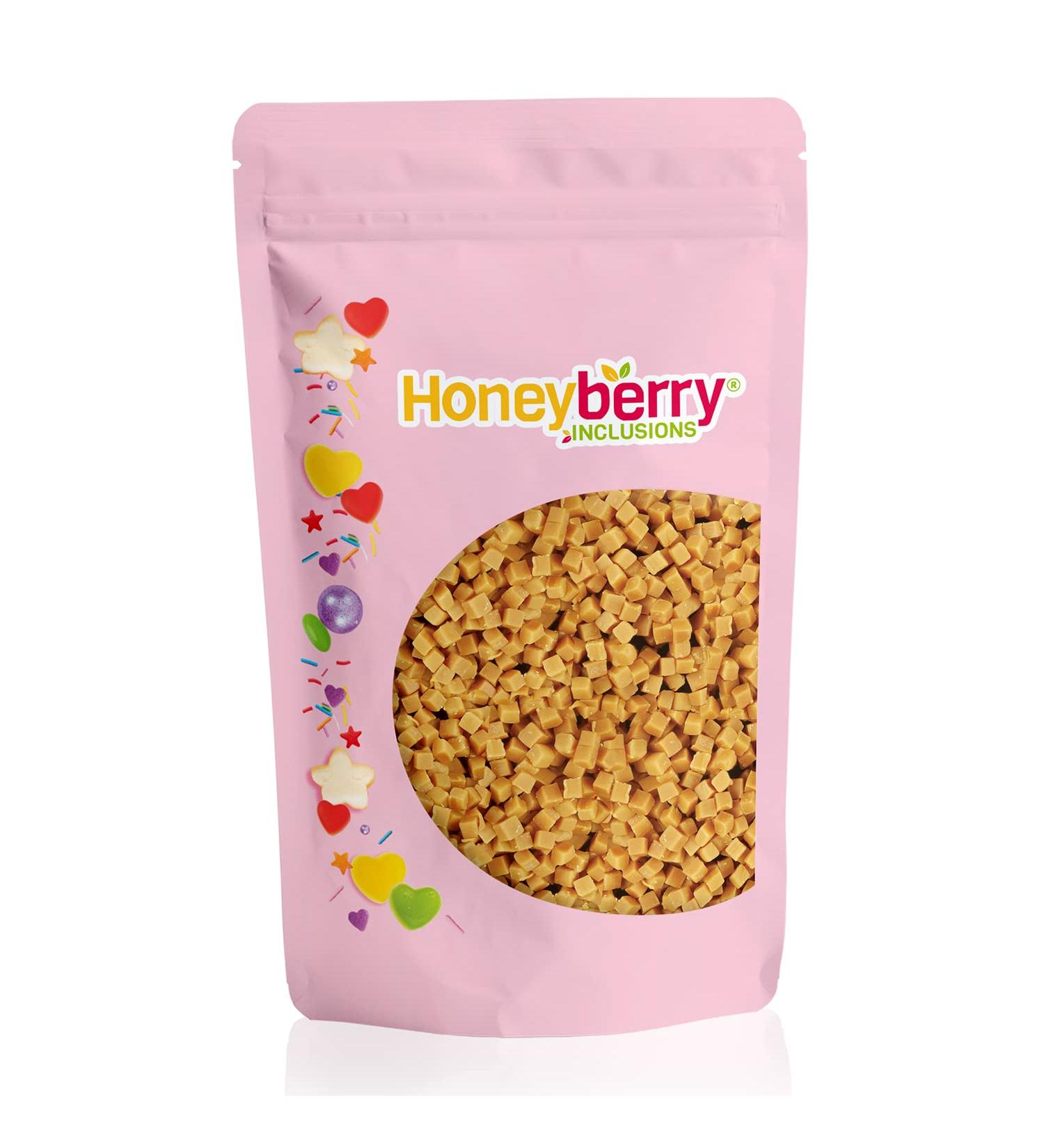 Bake Stable Caramel Fudge Pieces - 5mm Pieces - Suitable for Baking ice Cream Topper and Inclusion. Vegetarian and coeliac Friendly - 300g - Buy Online on SooperMarket.com