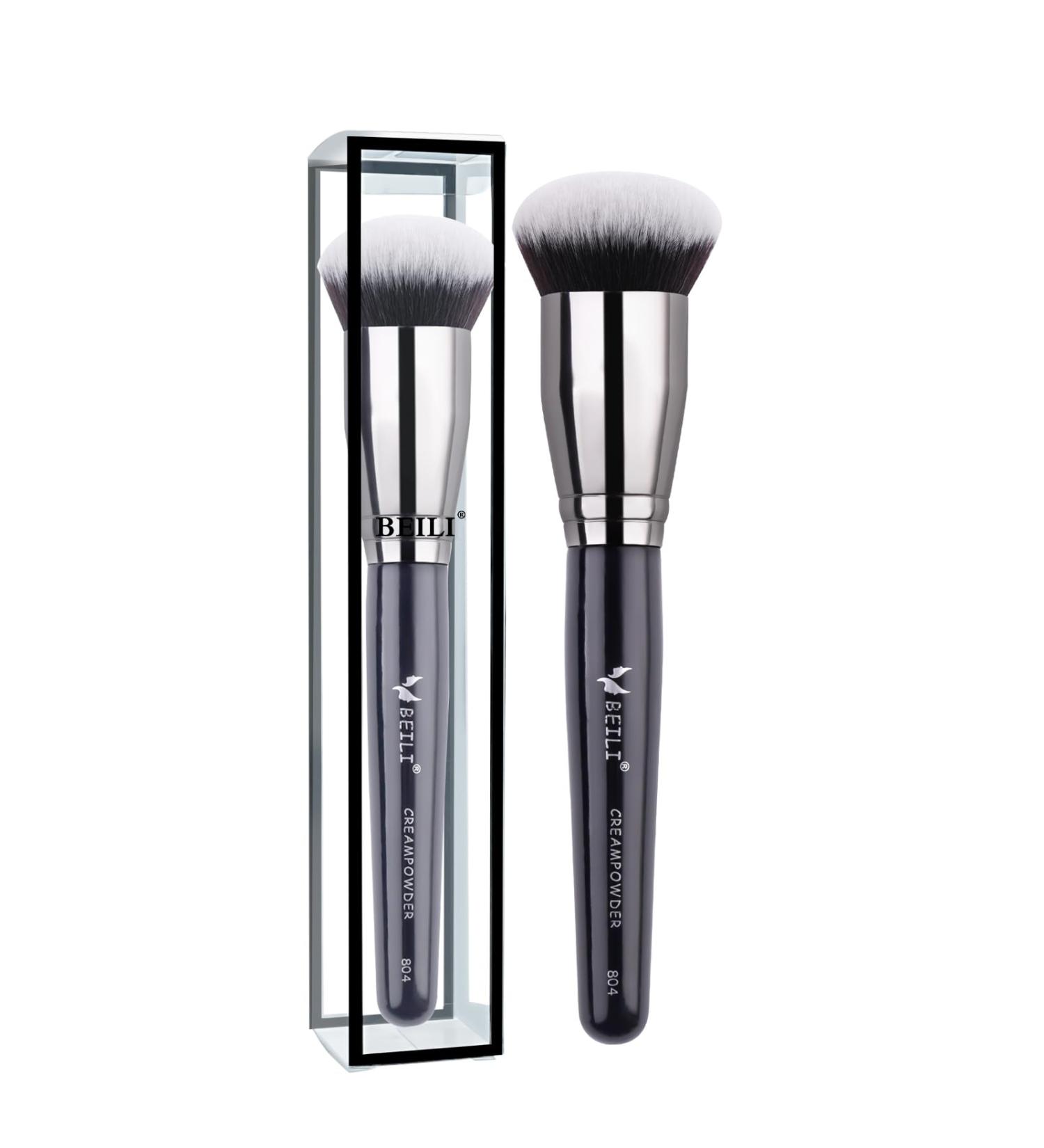 BEILI Foundation Makeup Brush 804 | Liquid Flawless Blending Tool for Full Coverage & Contour | Soft Short Densely Bristles | International Shipping Available - Buy Online on SooperMarket.com