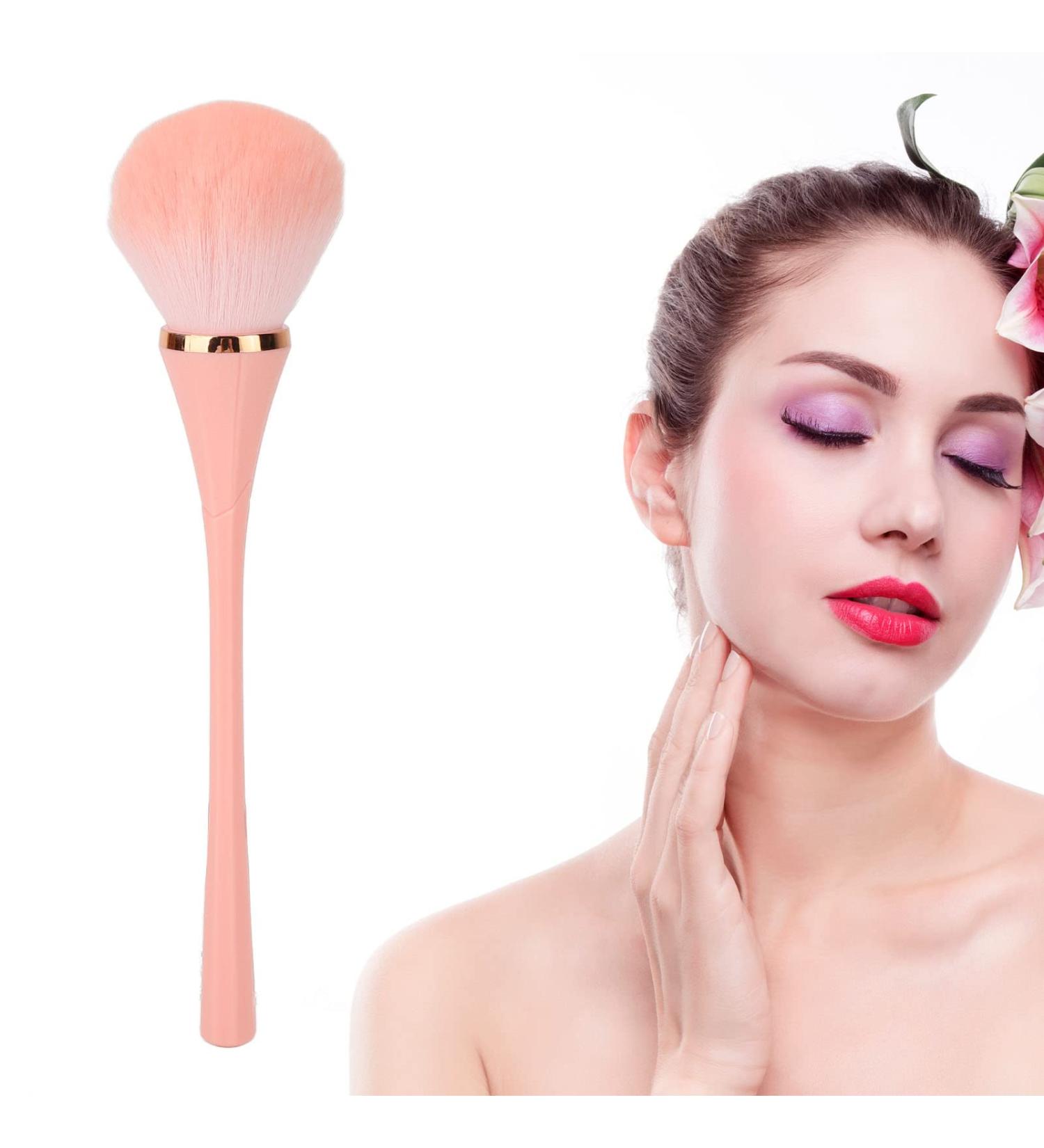 Professional Loose Powder Blush Brush - Soft Bristles Ergonomic Handle Strong Powder Grasping - Skin-Friendly Makeup Tool for Artists & Novices (Pink - Buy Online on SooperMarket.com