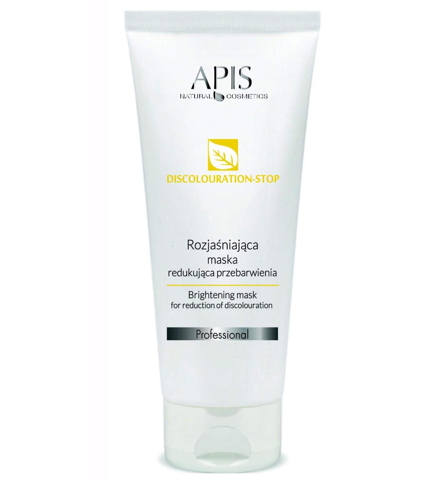 APIS Discolouration-STOP lightening mask with grapefruit and cucumber to reduce discoloration |Facial care brightening of discoloration |200 ml