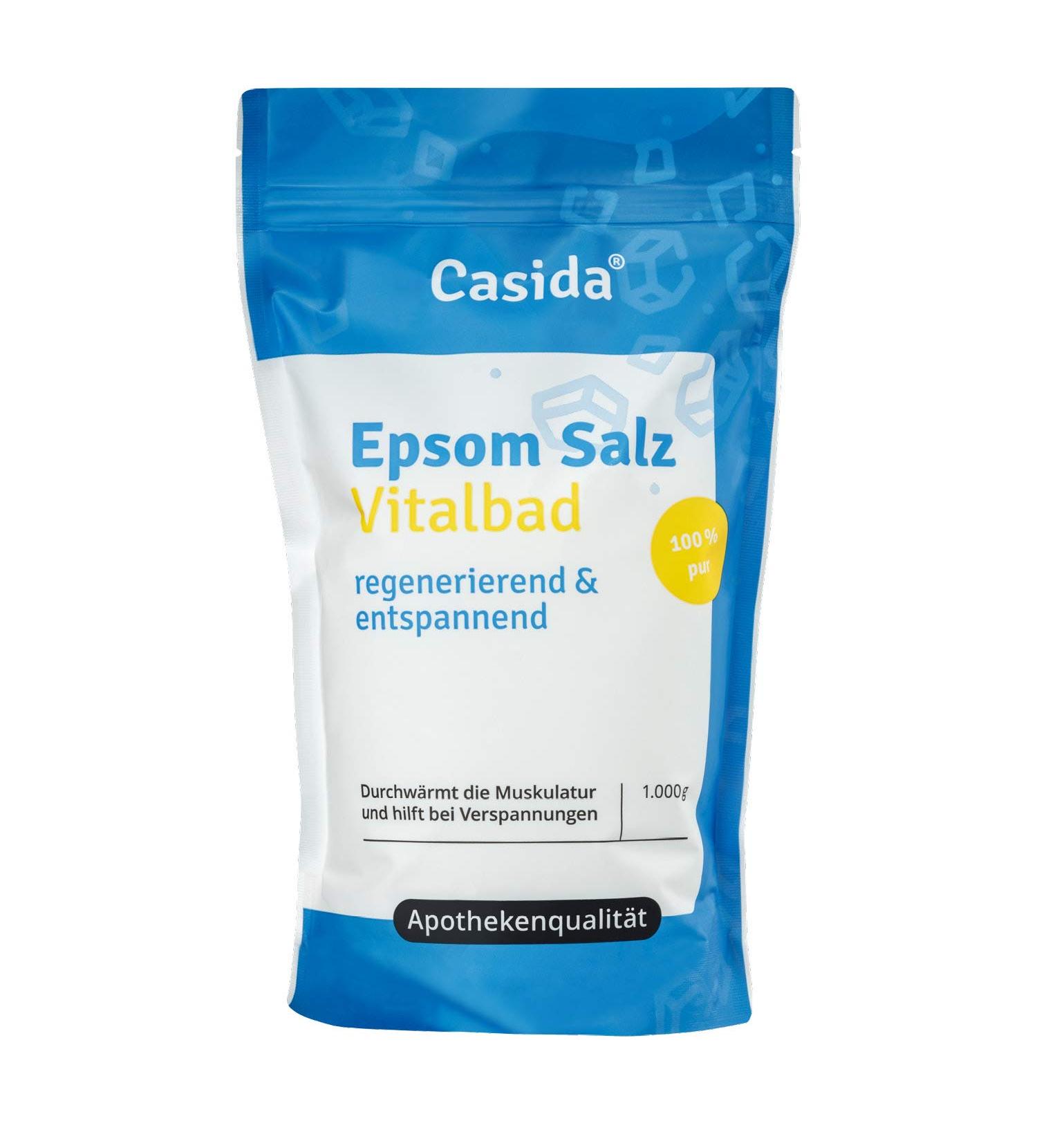Epsom Salt Vitalbad 1 kg - Premium Bath Soak for Relaxation & Wellness | International Shipping Available - Buy Online on SooperMarket.com
